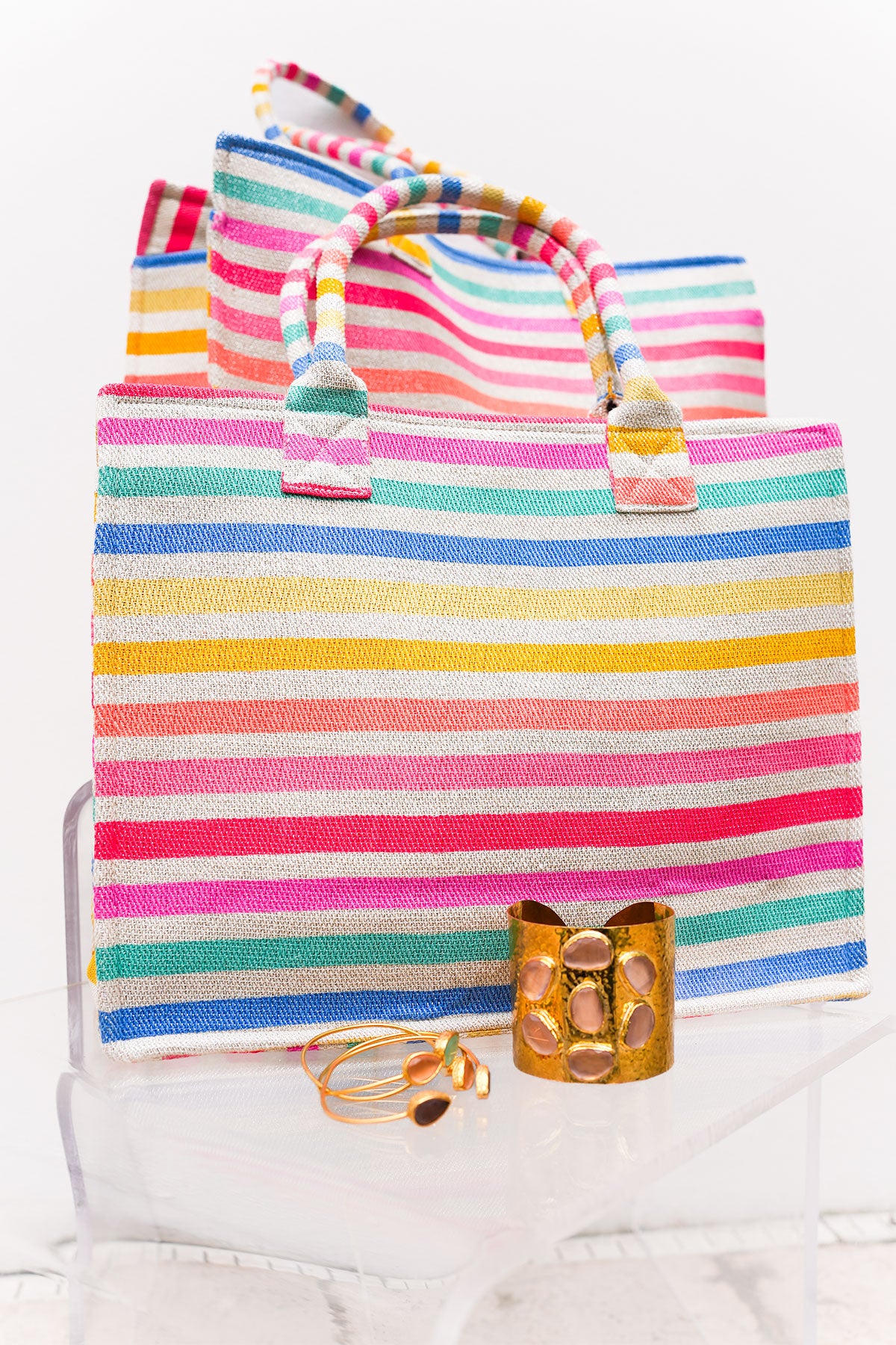 Striped Tote Medium