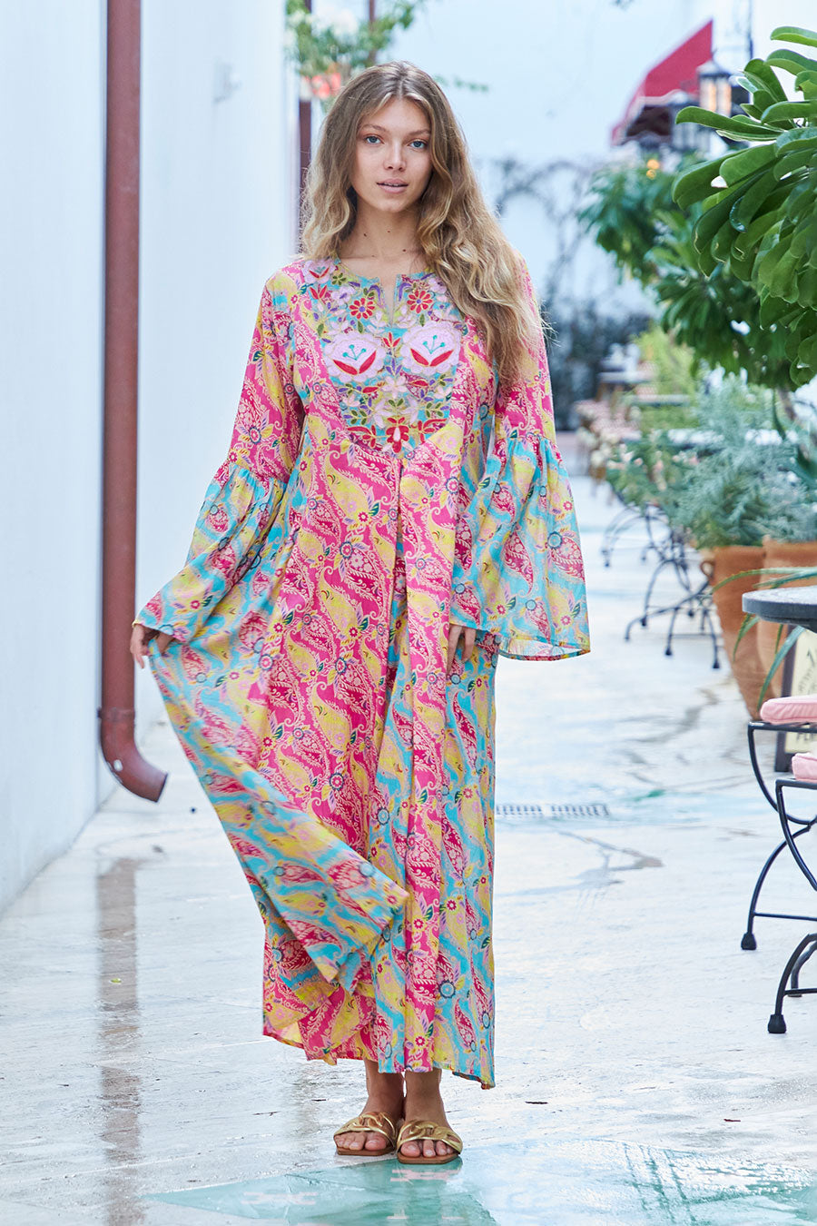 debenhams beach dresses Frankies Bikinis - Christabelle Ruffle Maxi Dress