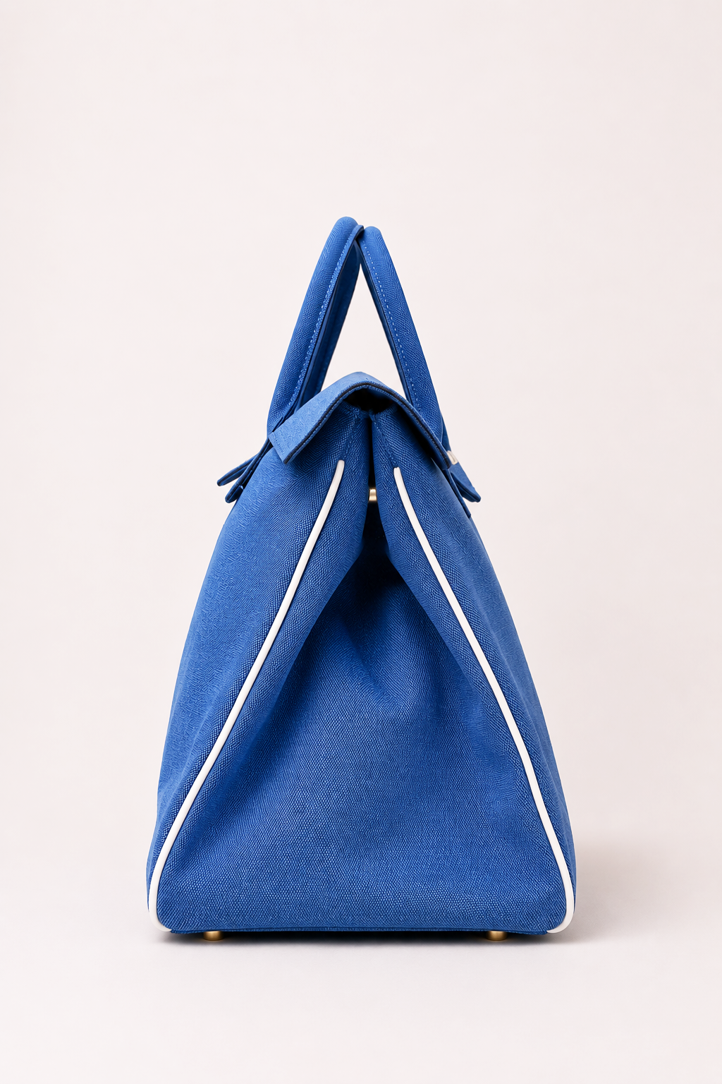 Canvas Boatkin Bag Royal Blue, side view