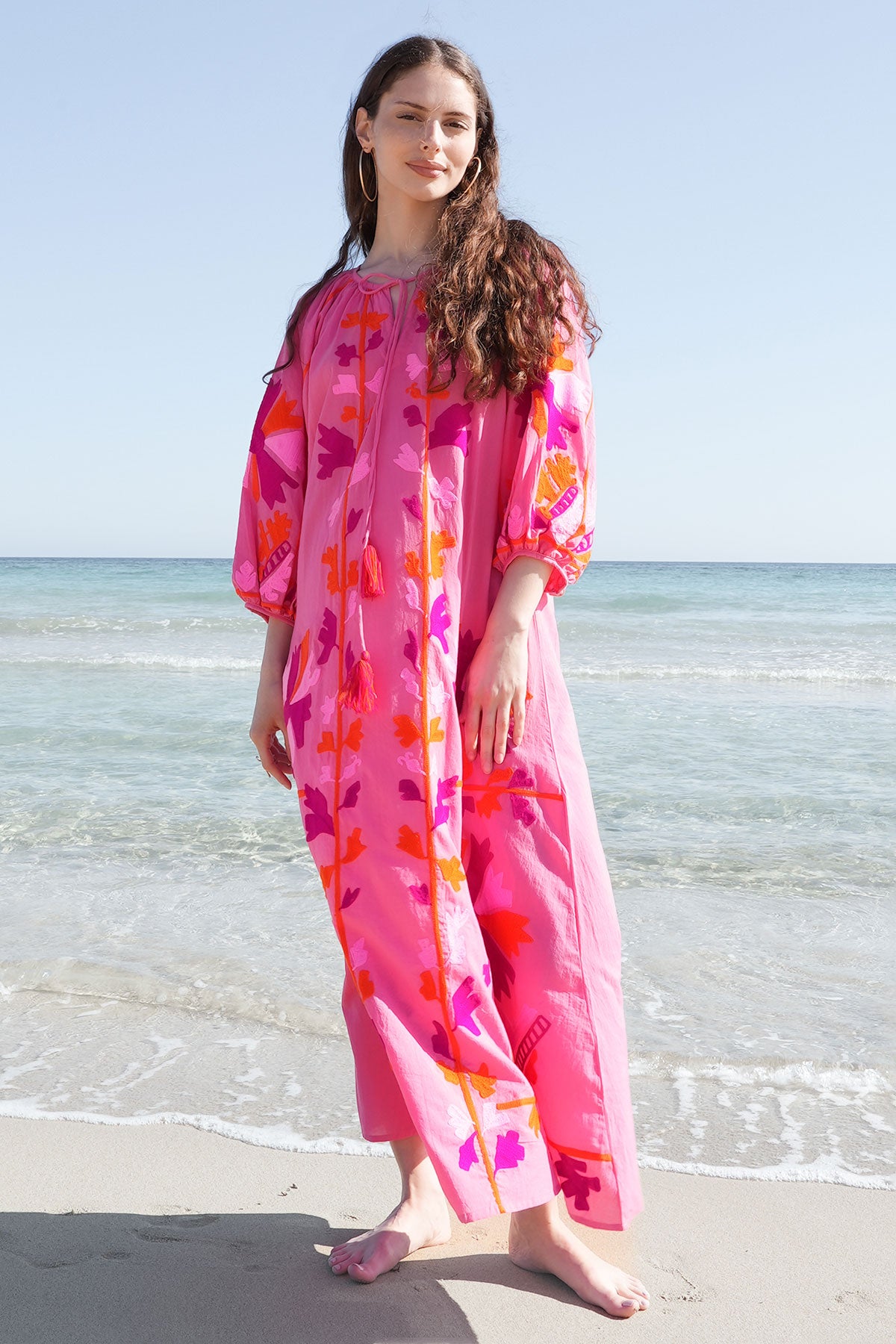 Joelle Maxi Tunic Fuchsia