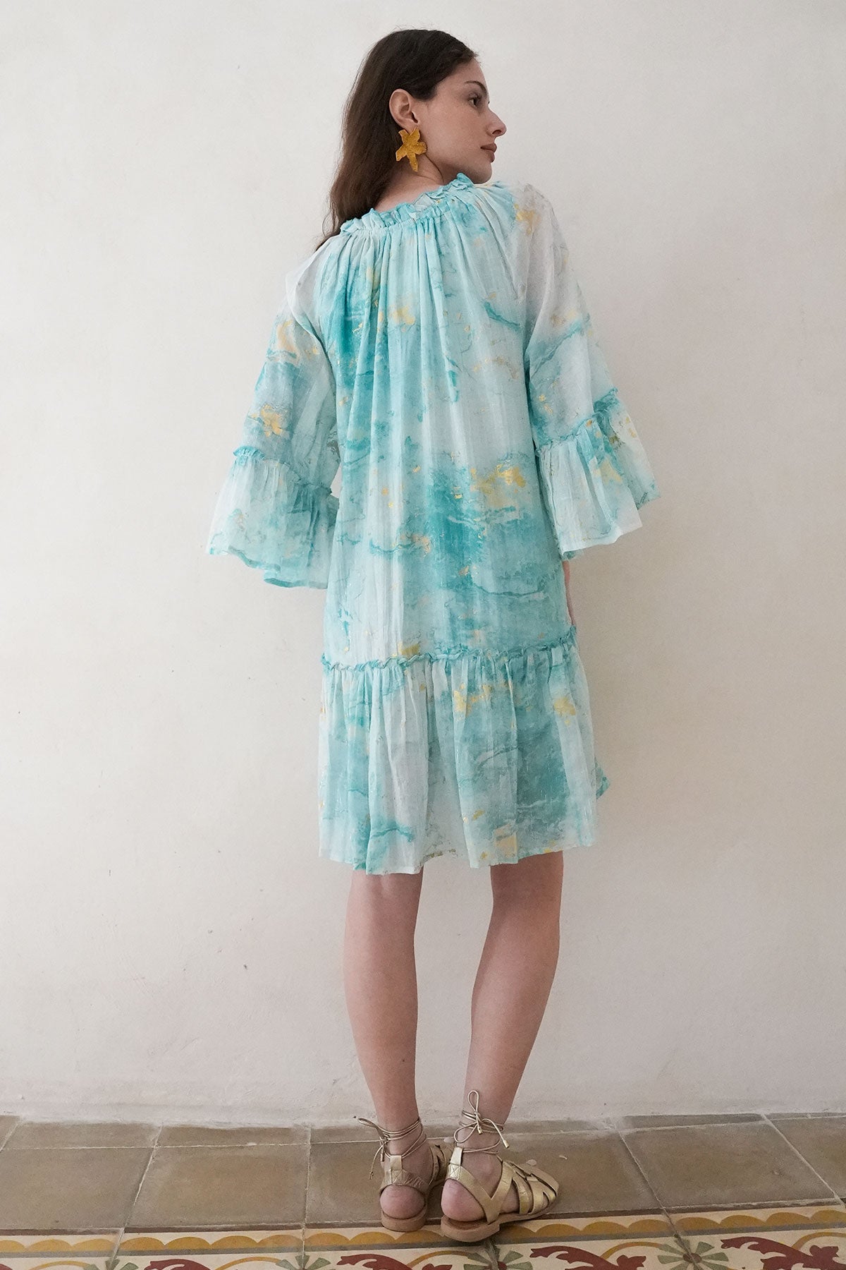 Nalai Tunic Aqua