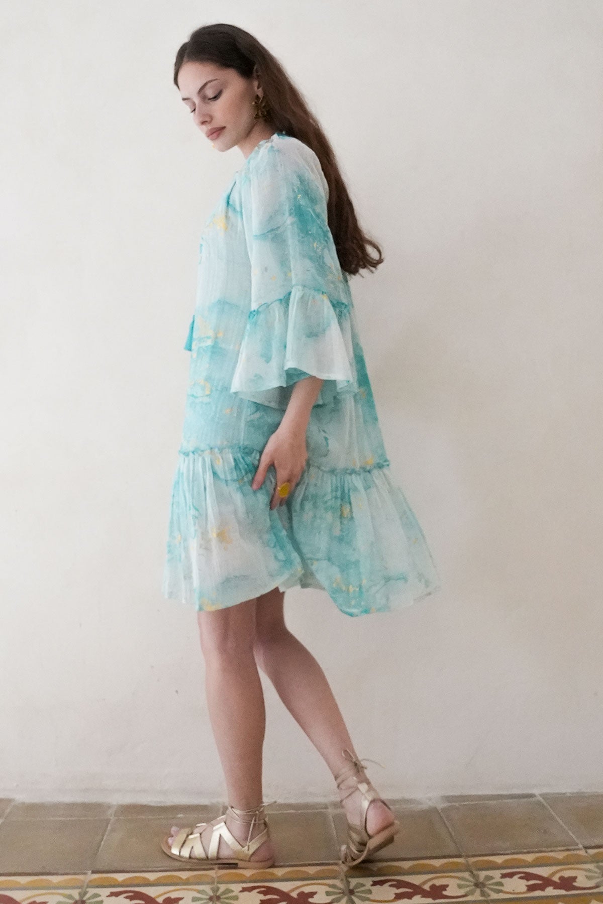 Nalai Tunic Aqua