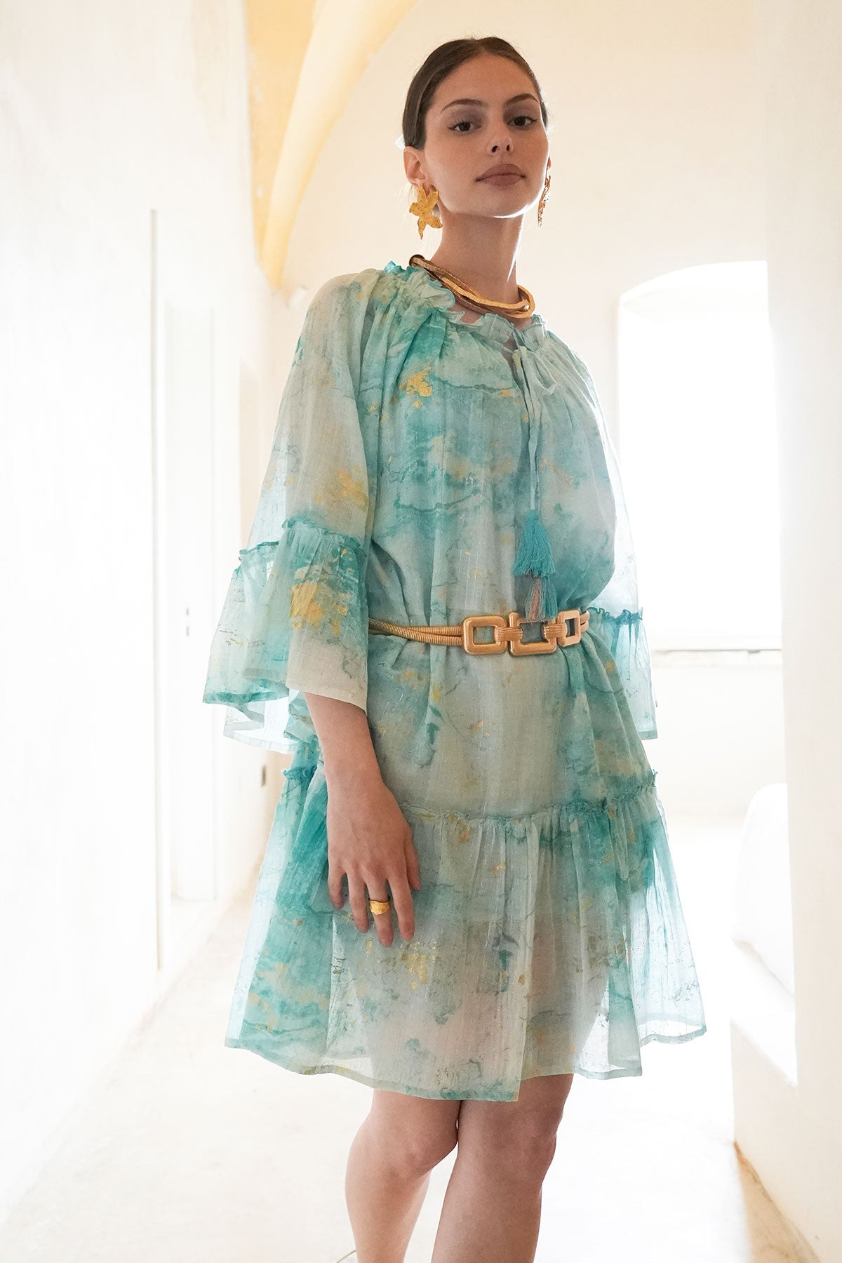Nalai Tunic Aqua