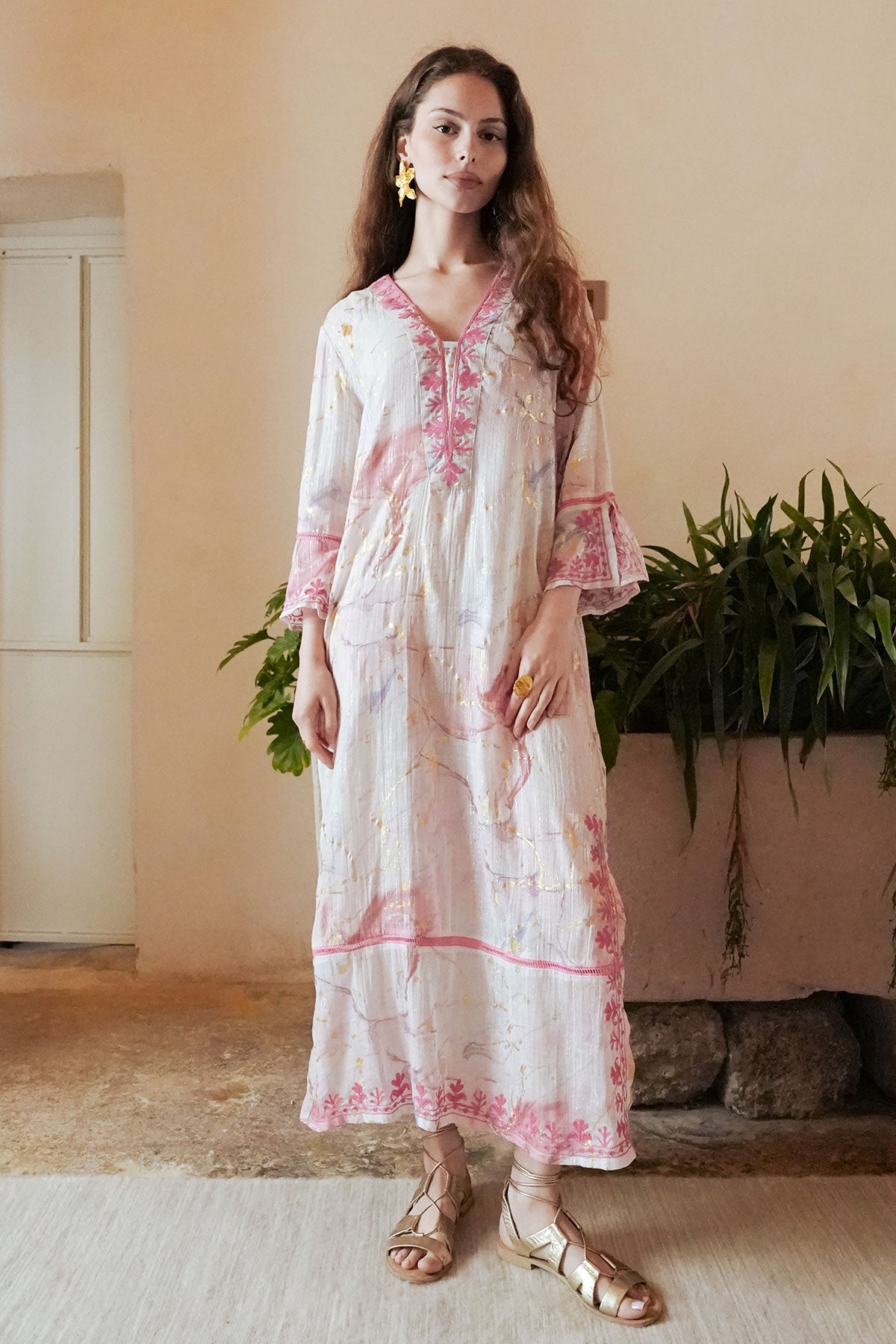 Selene Maxi Tunic Pink