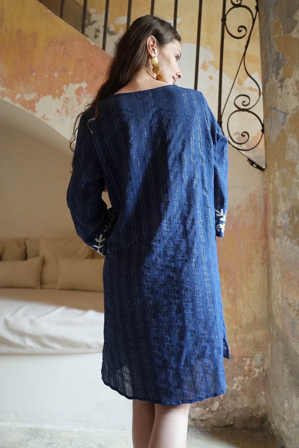 Clover Tunic Navy