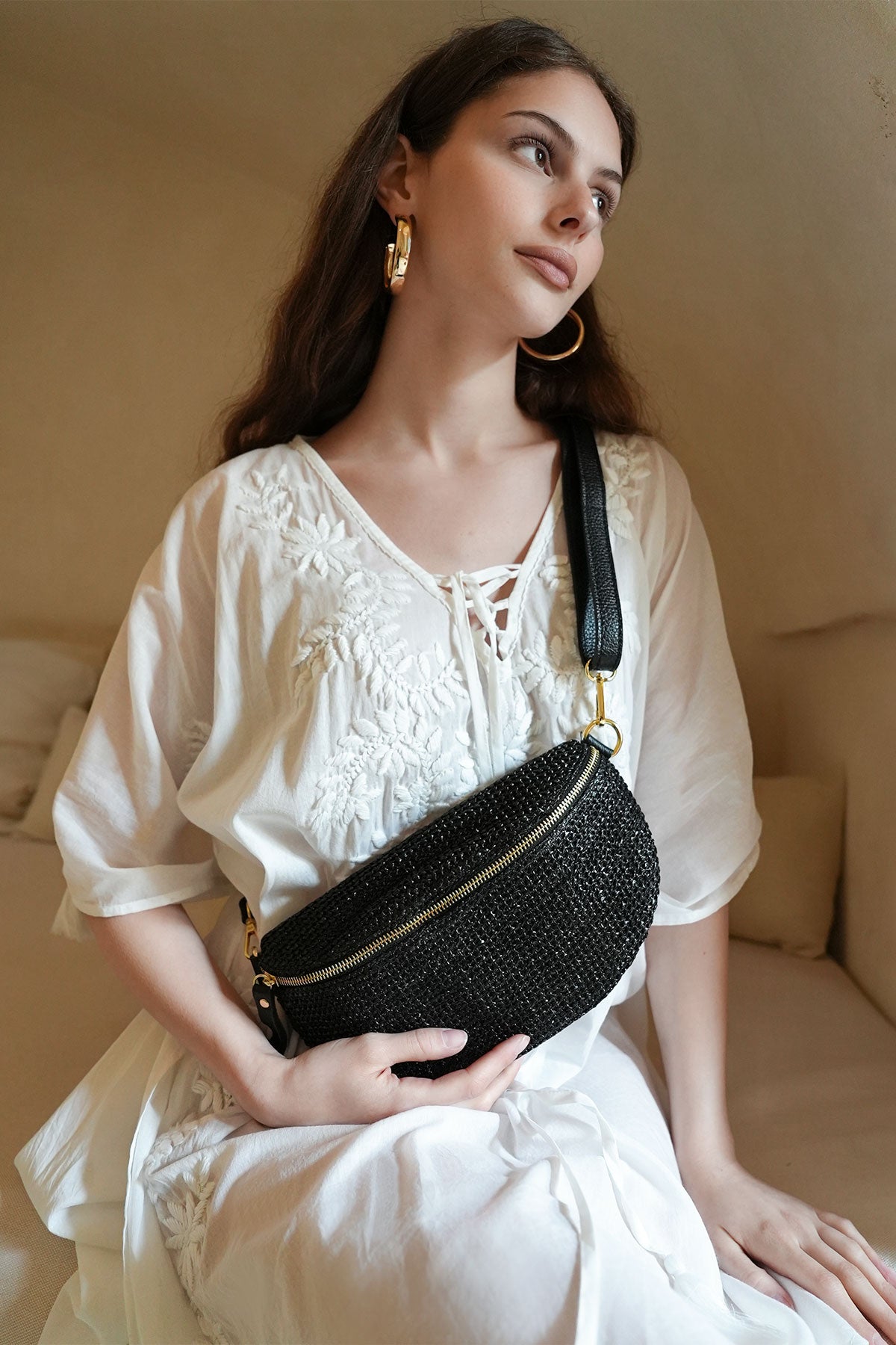 Shelly Crochet Black – Debbie Katz Italian Designer Bags
