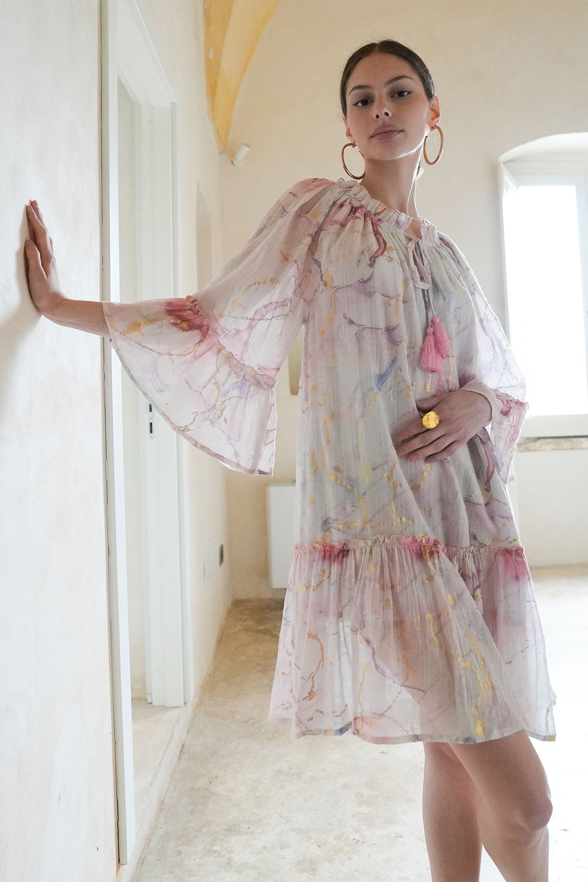Nalai Tunic Pink