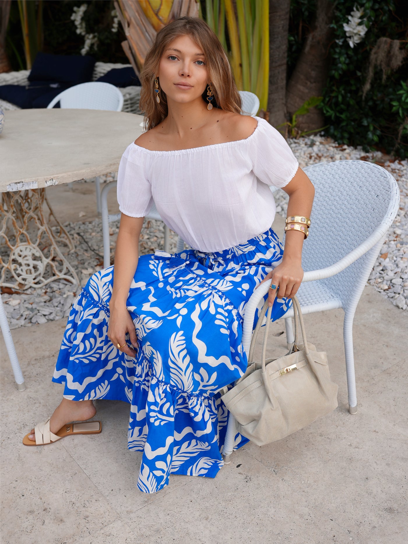 Cira Skirt Blue