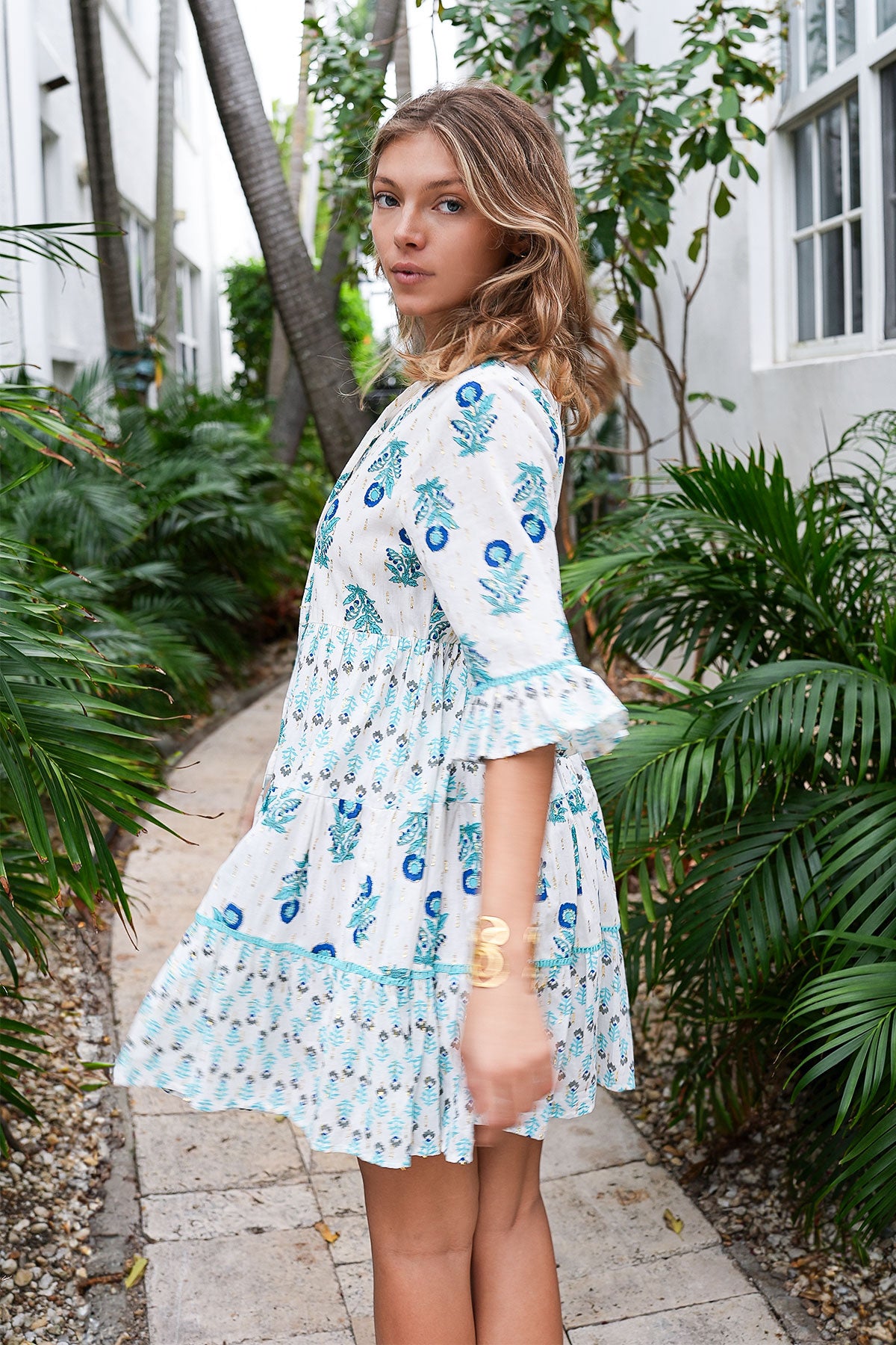 Brisa Dress Turquoise