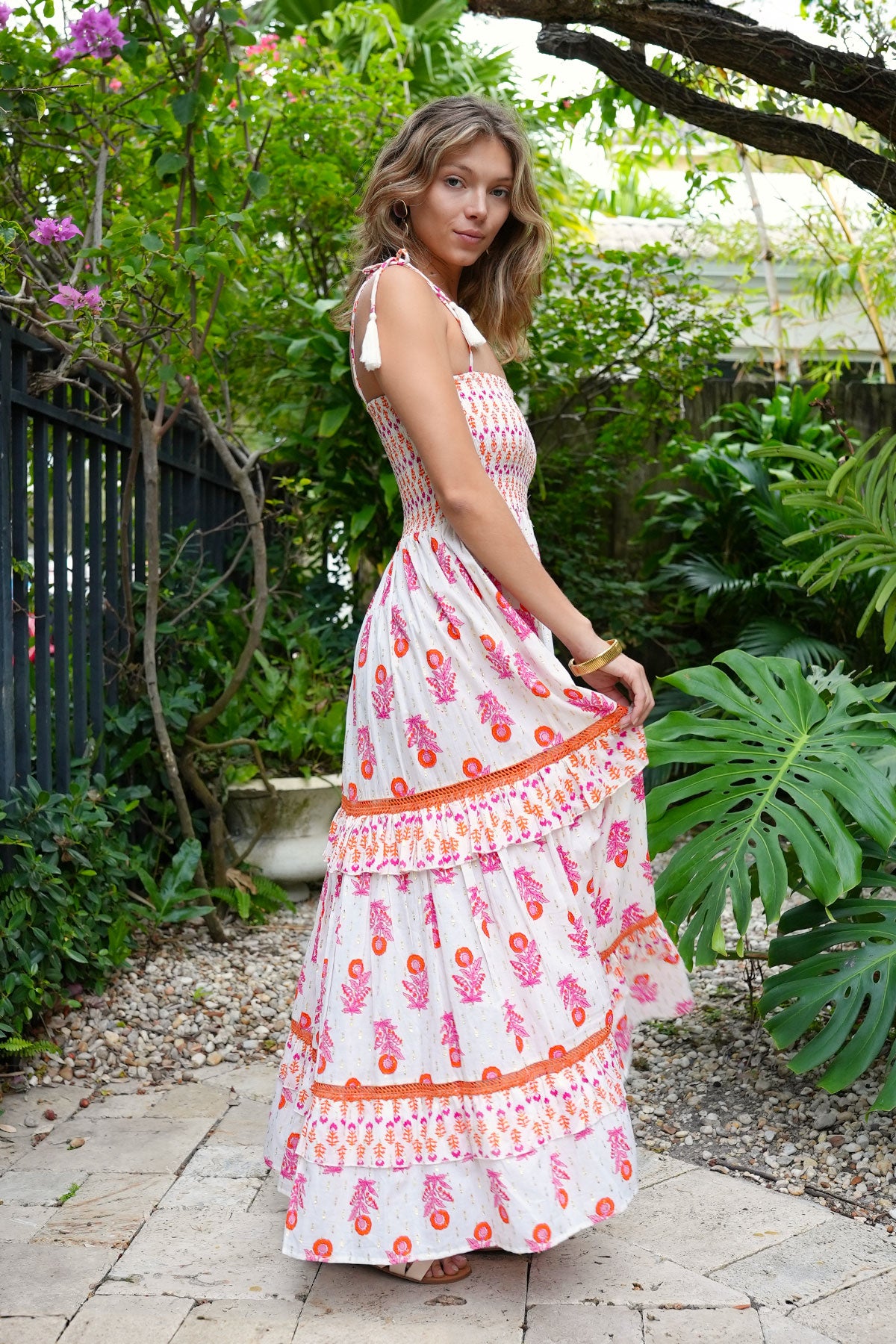 alma maxi dress Debbie Katz Alma Dress Pink – Pink Women's Dress S