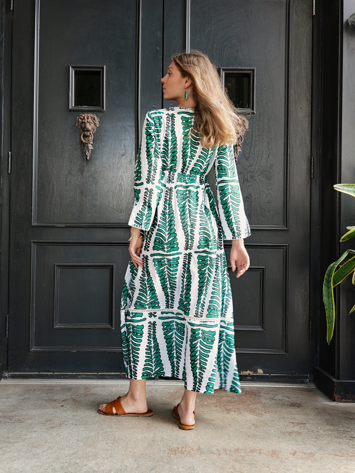 Nira Dress Green