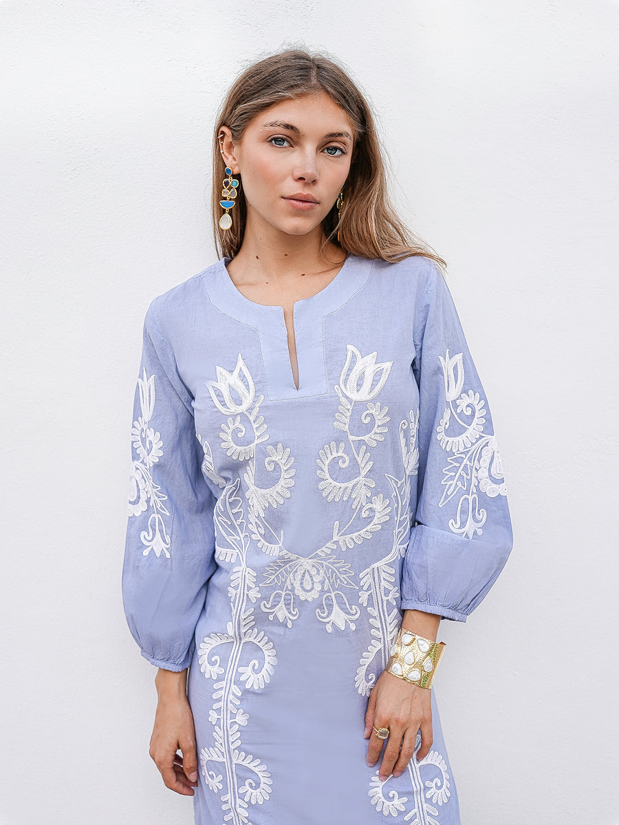 Sibel Dress Denim