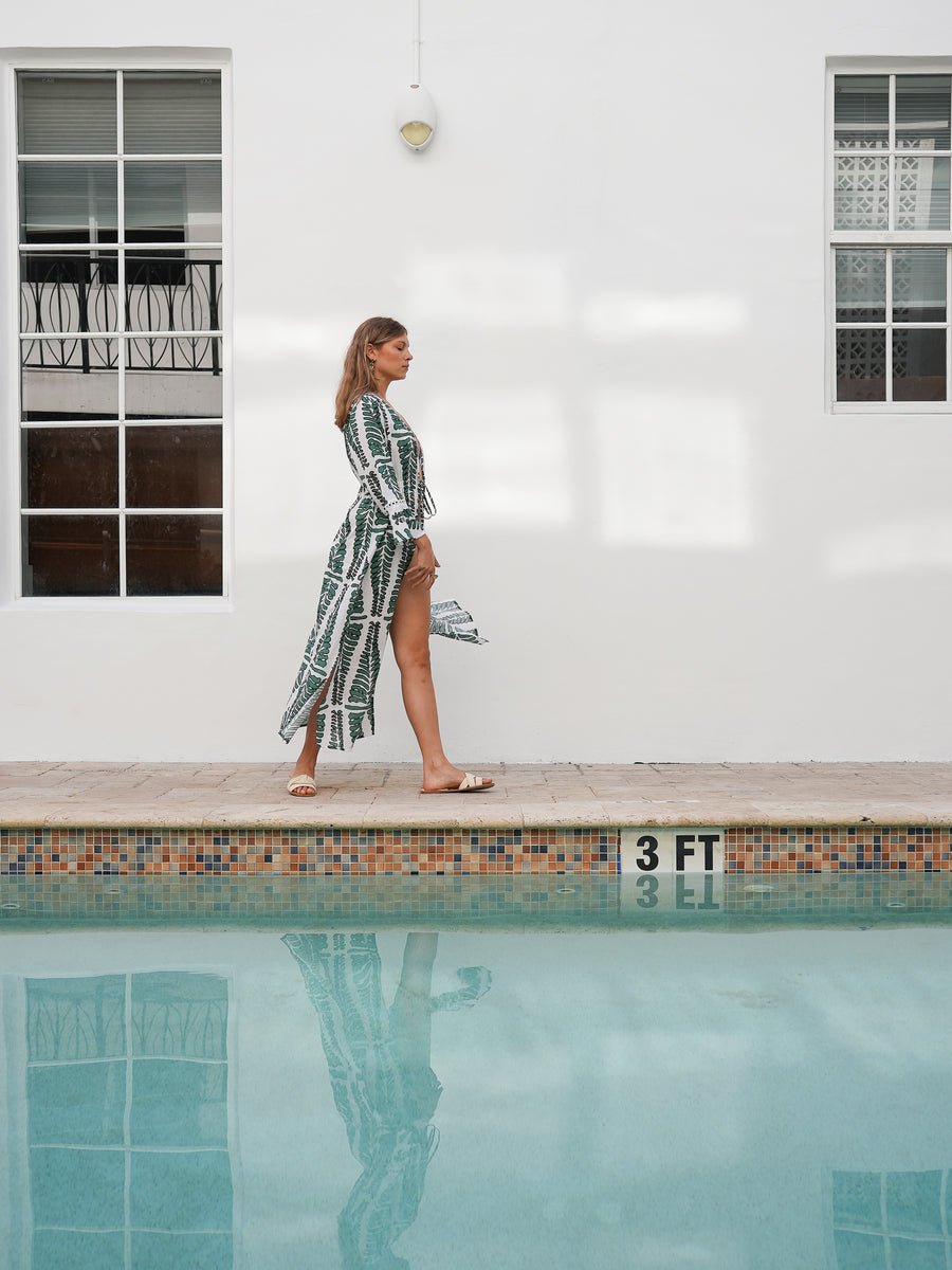 Harem Kimono Green