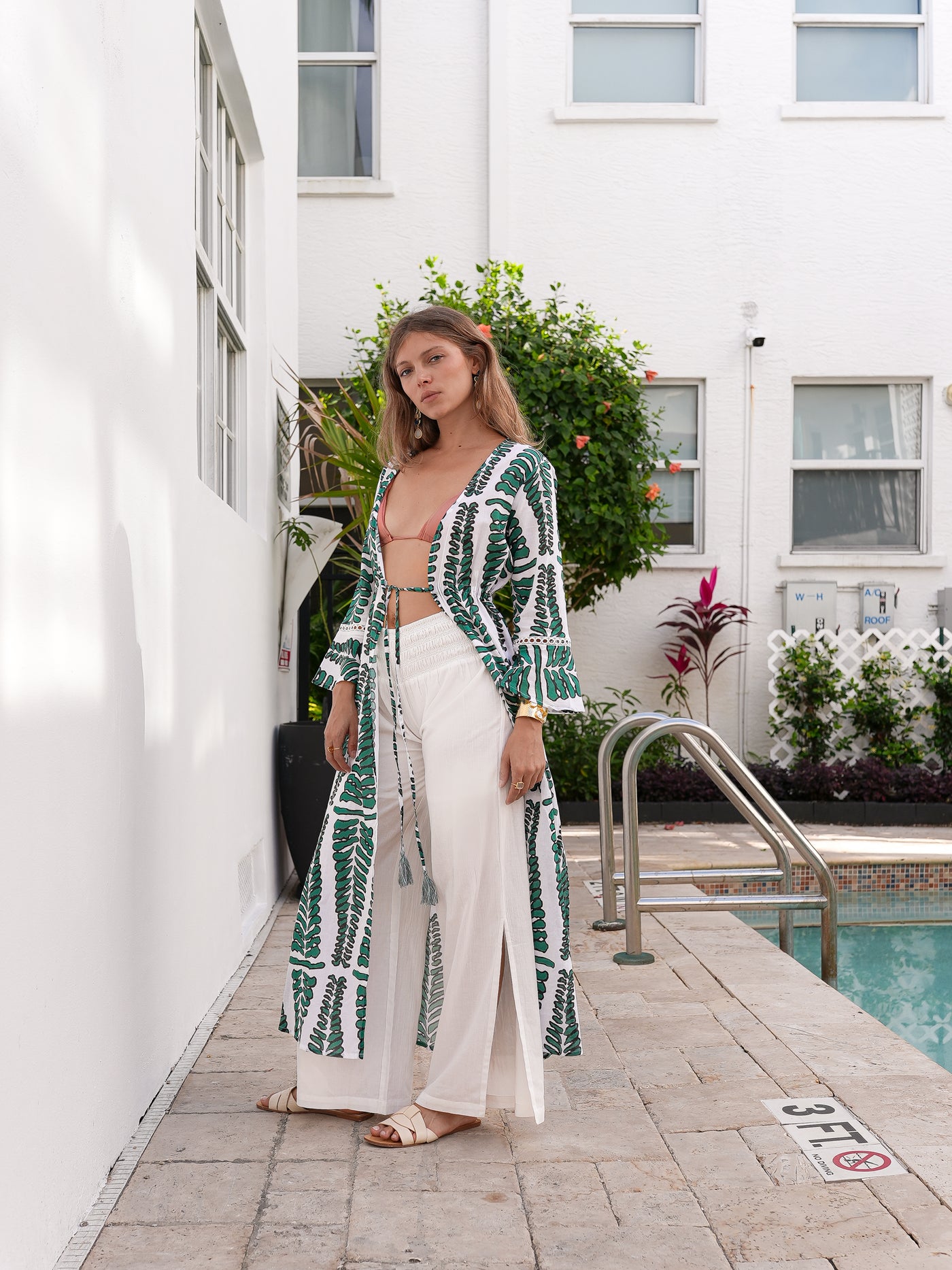 Harem Kimono Green