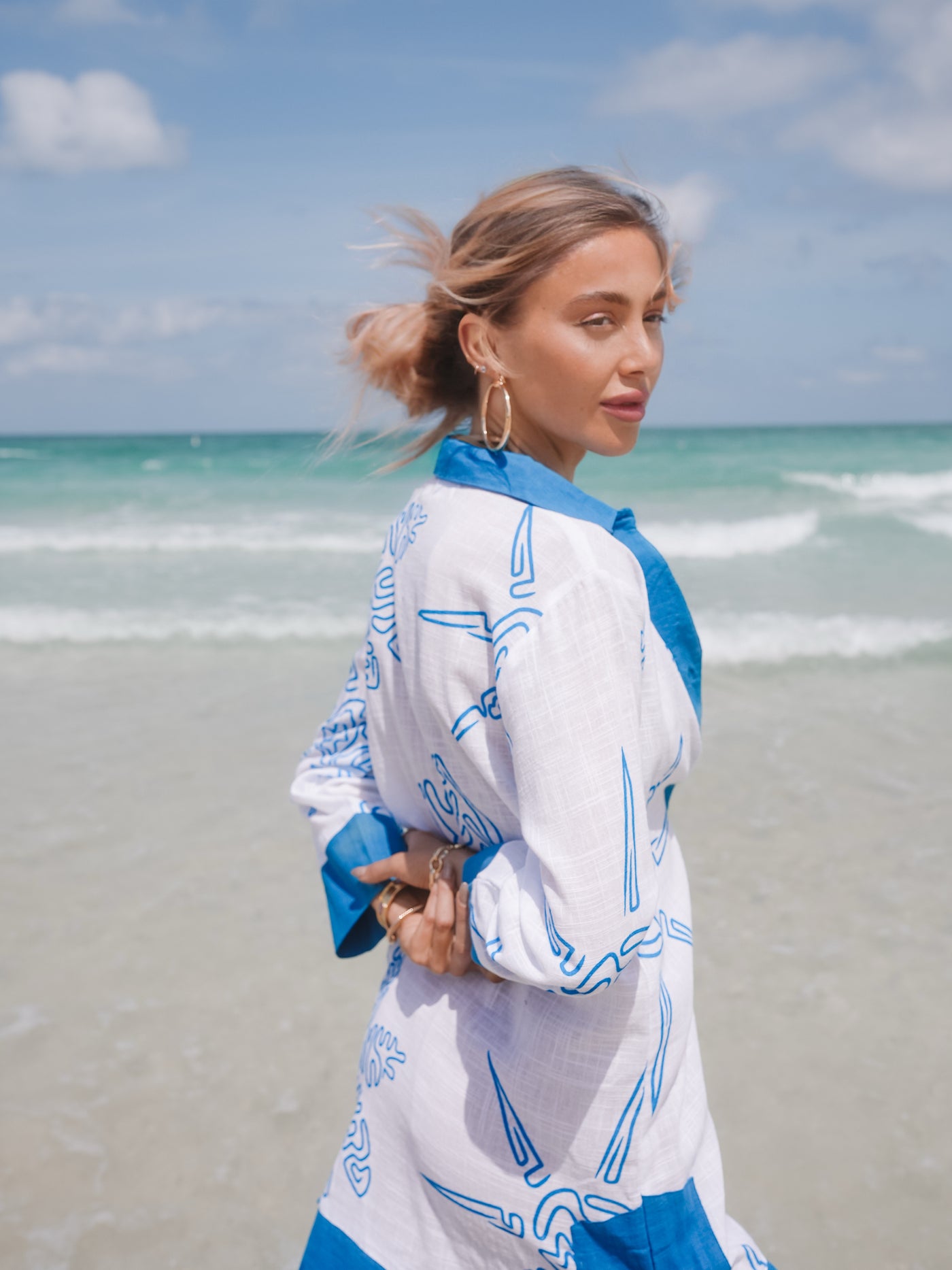 Hana Tunic Blue