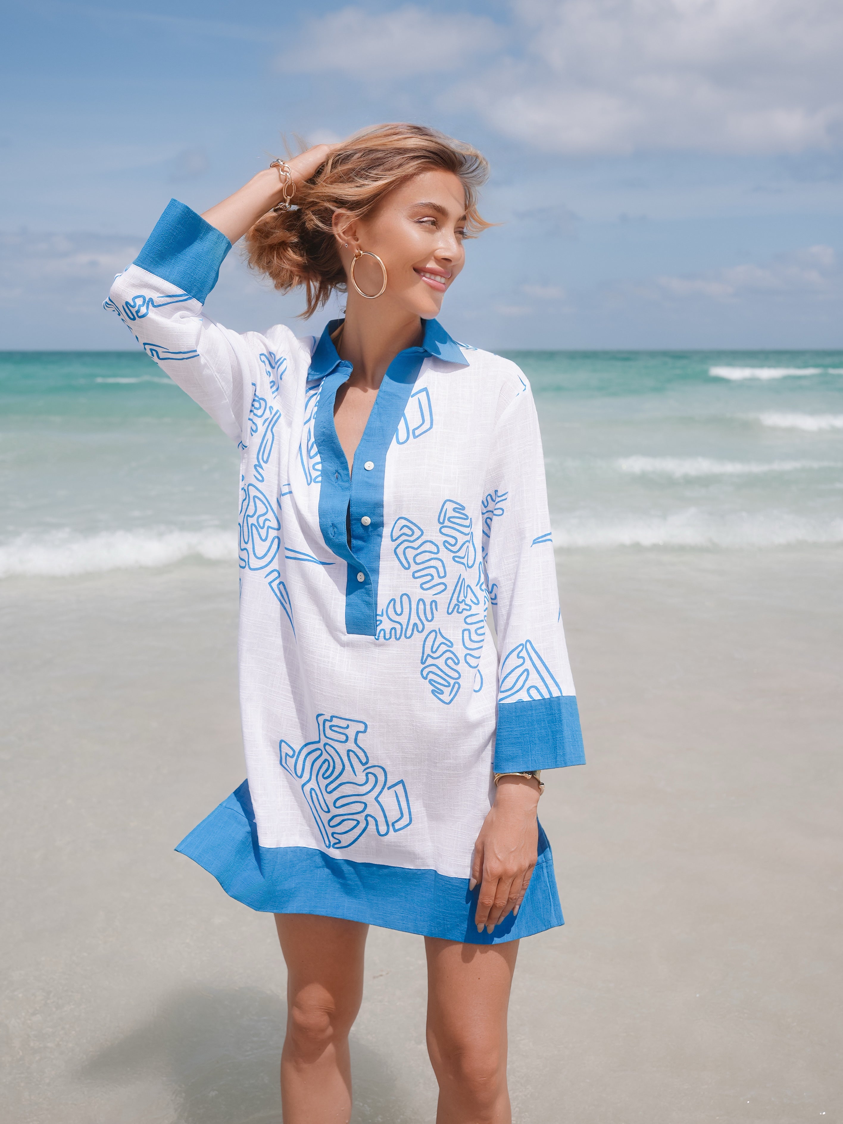 Hana Tunic Blue