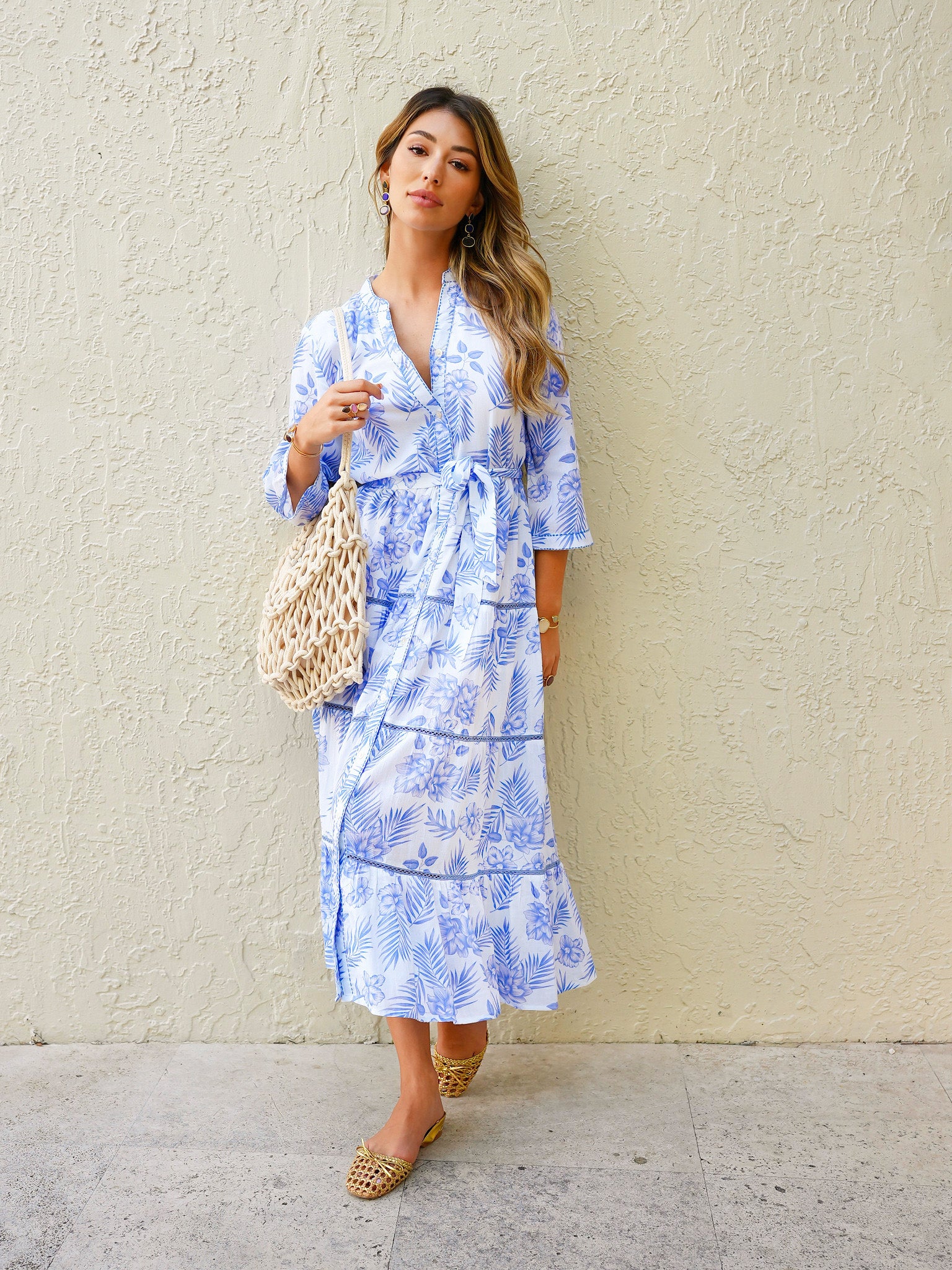 Amaya Dress Blue