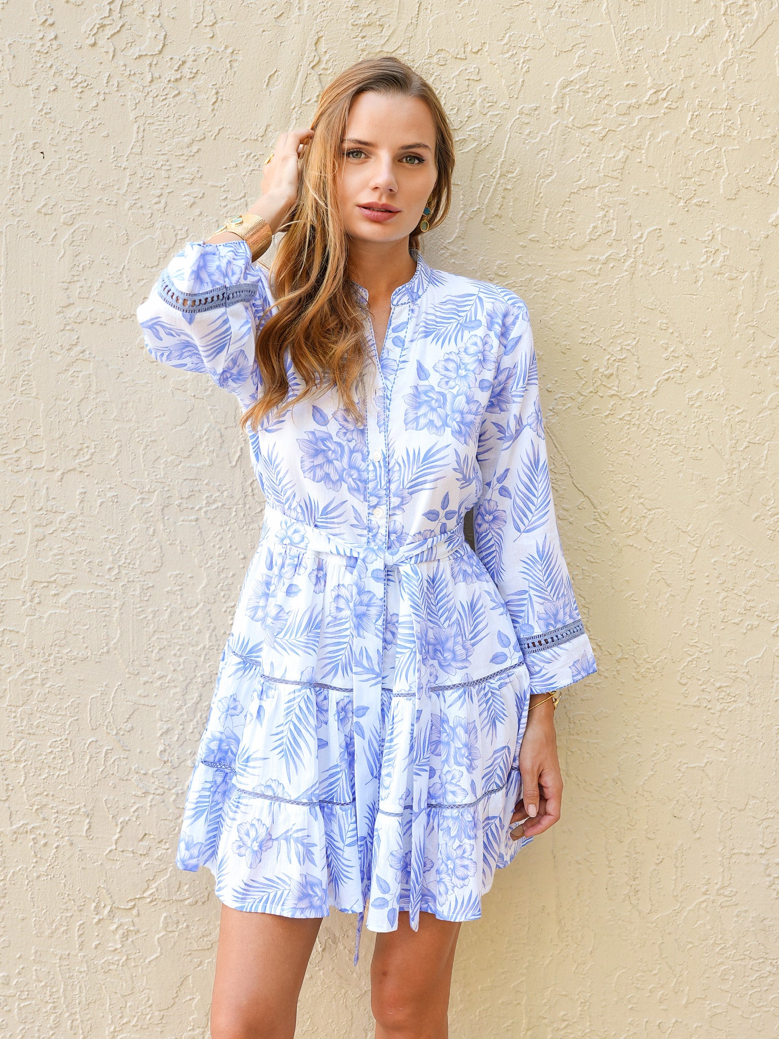 Ginah Dress Blue