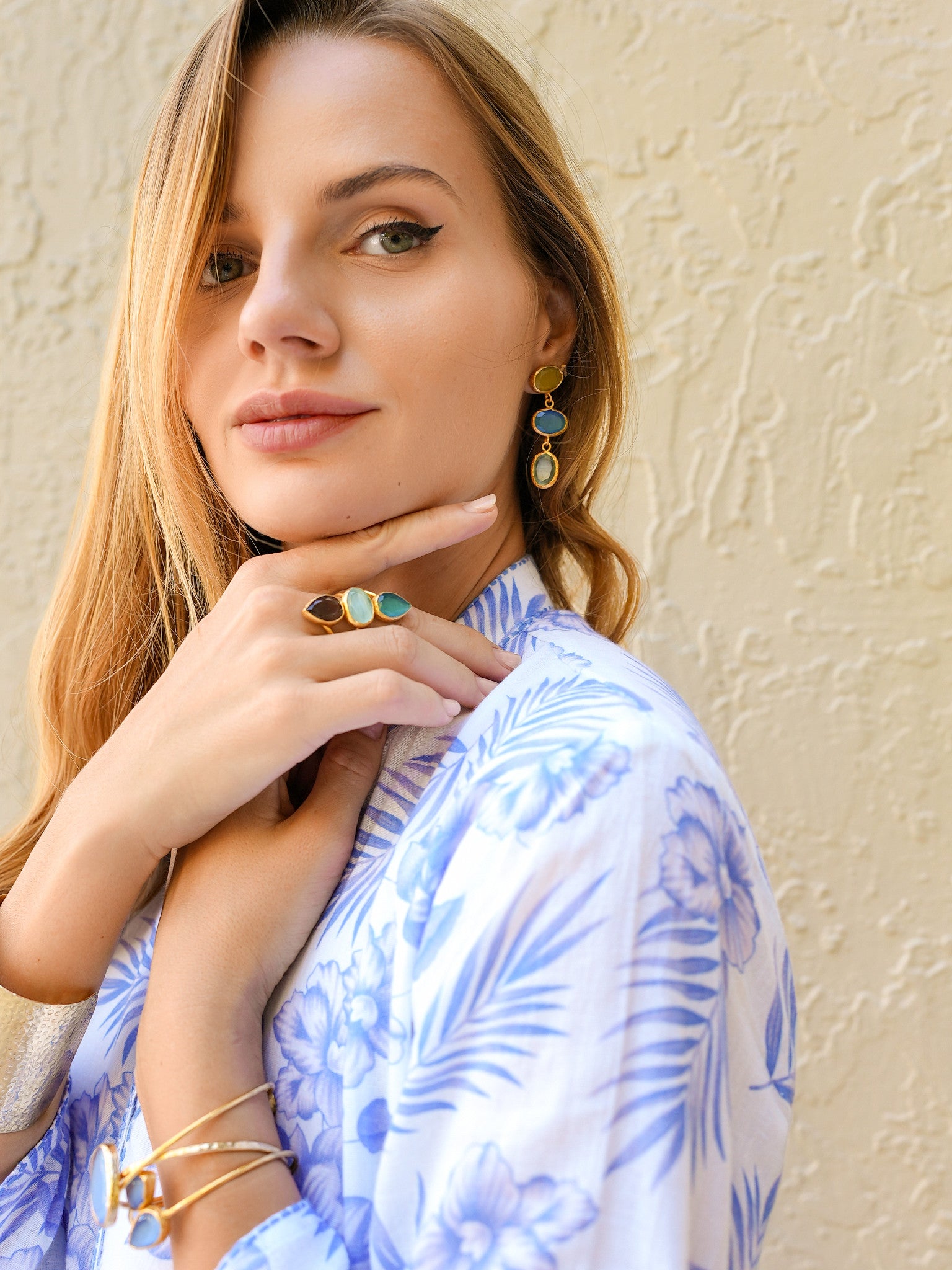 Ginah Dress Blue