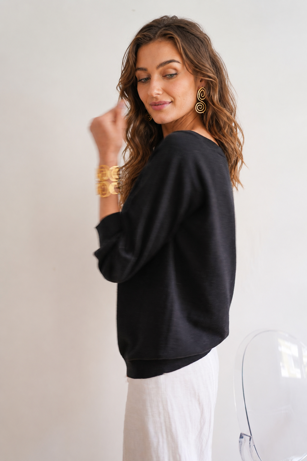Ember Black knitwear, alternate view 2