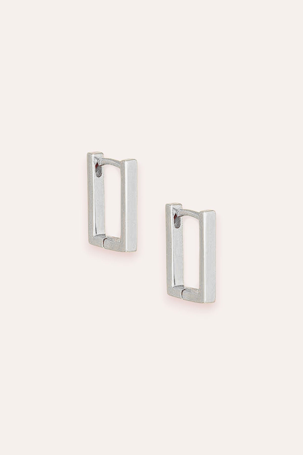 Huggie Squared Earring (Silver)