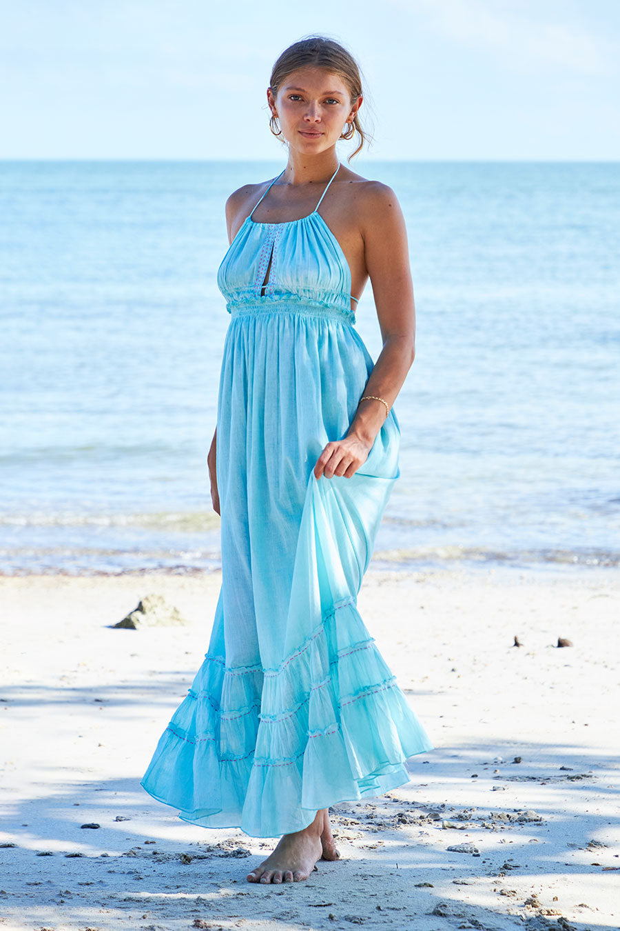 Helen Maxi Dress Sea