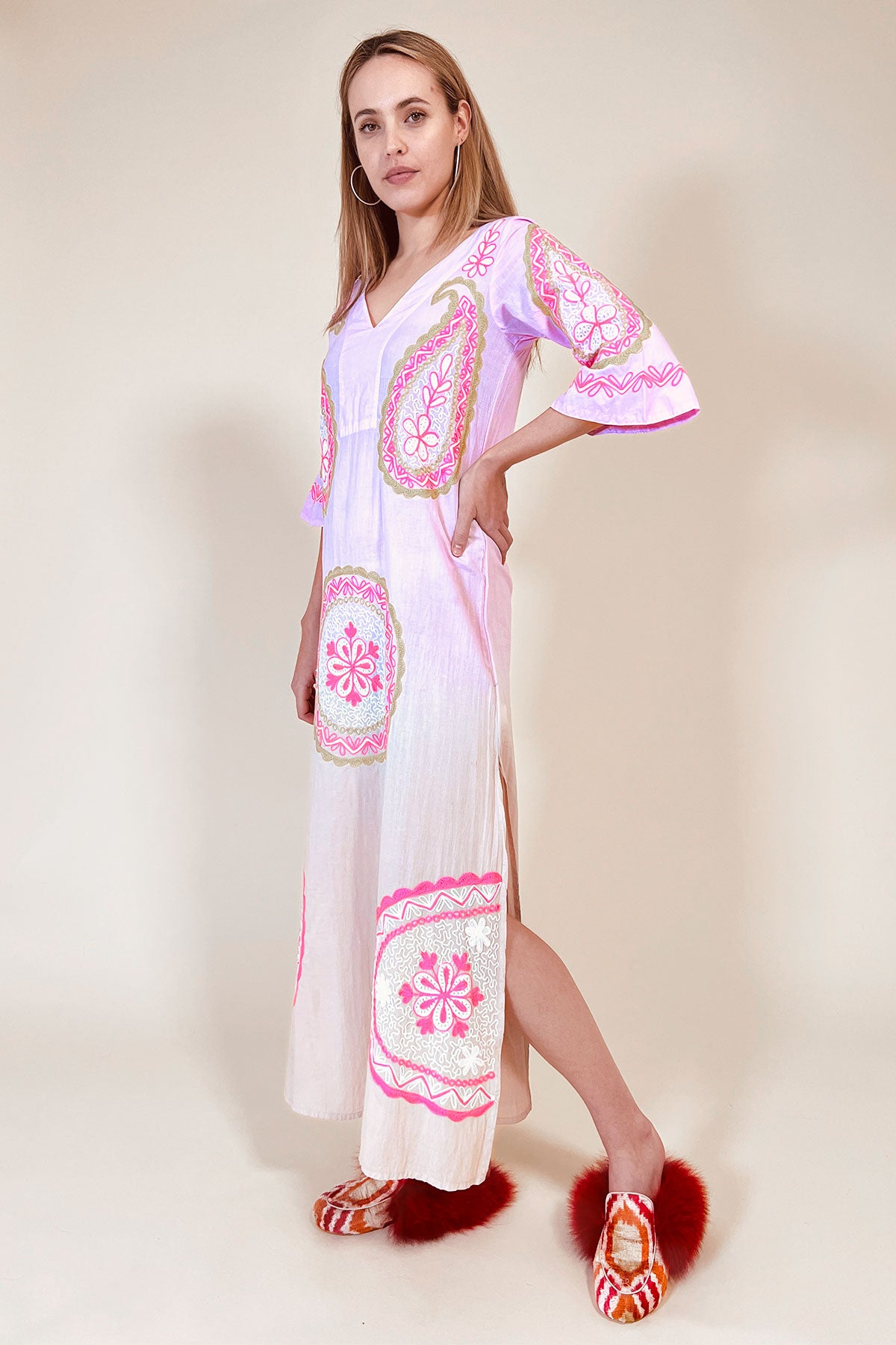 Khaliah Maxi Tunic Pinks