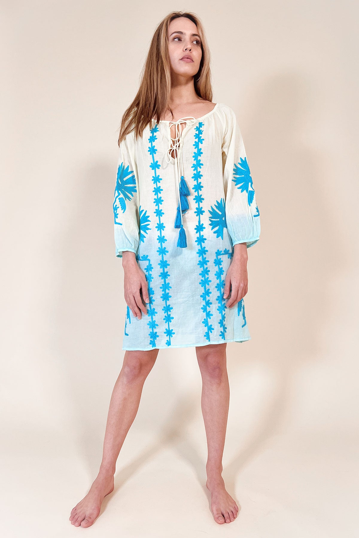 Elia Tunic Yellow/Sea