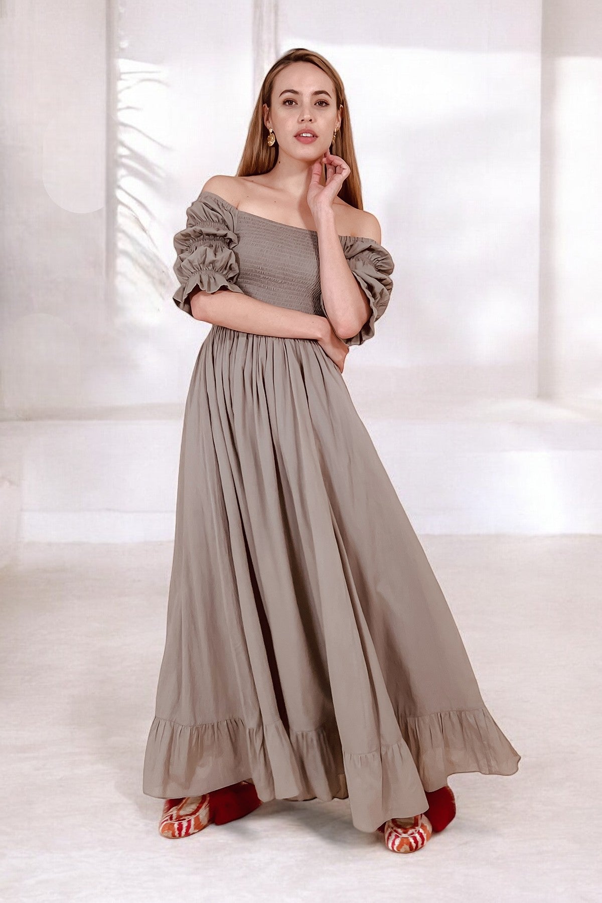 Santana Maxi Dress Grey