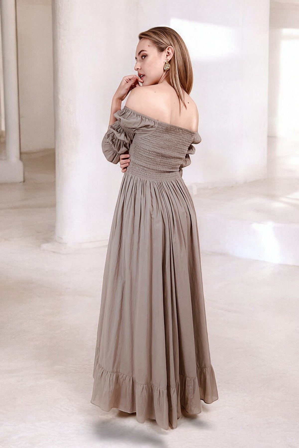 Santana Maxi Dress Grey