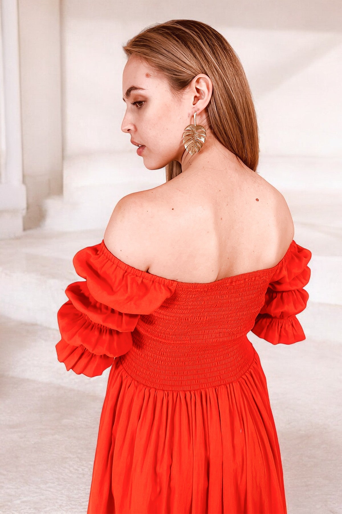 Santana Maxi Dress Red