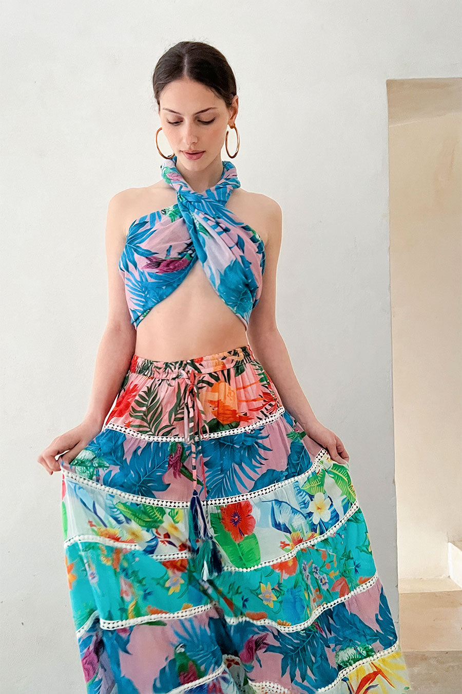 Anita Maxi Boho Skirt