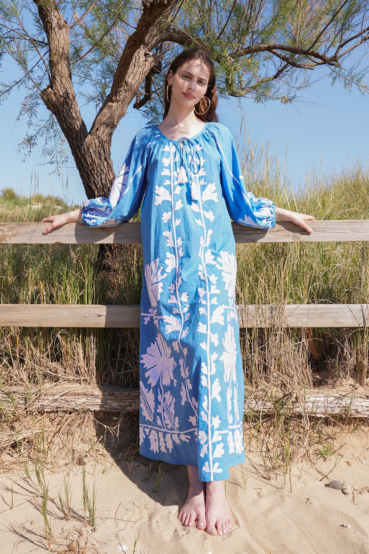 Joelle Maxi Tunic Blue