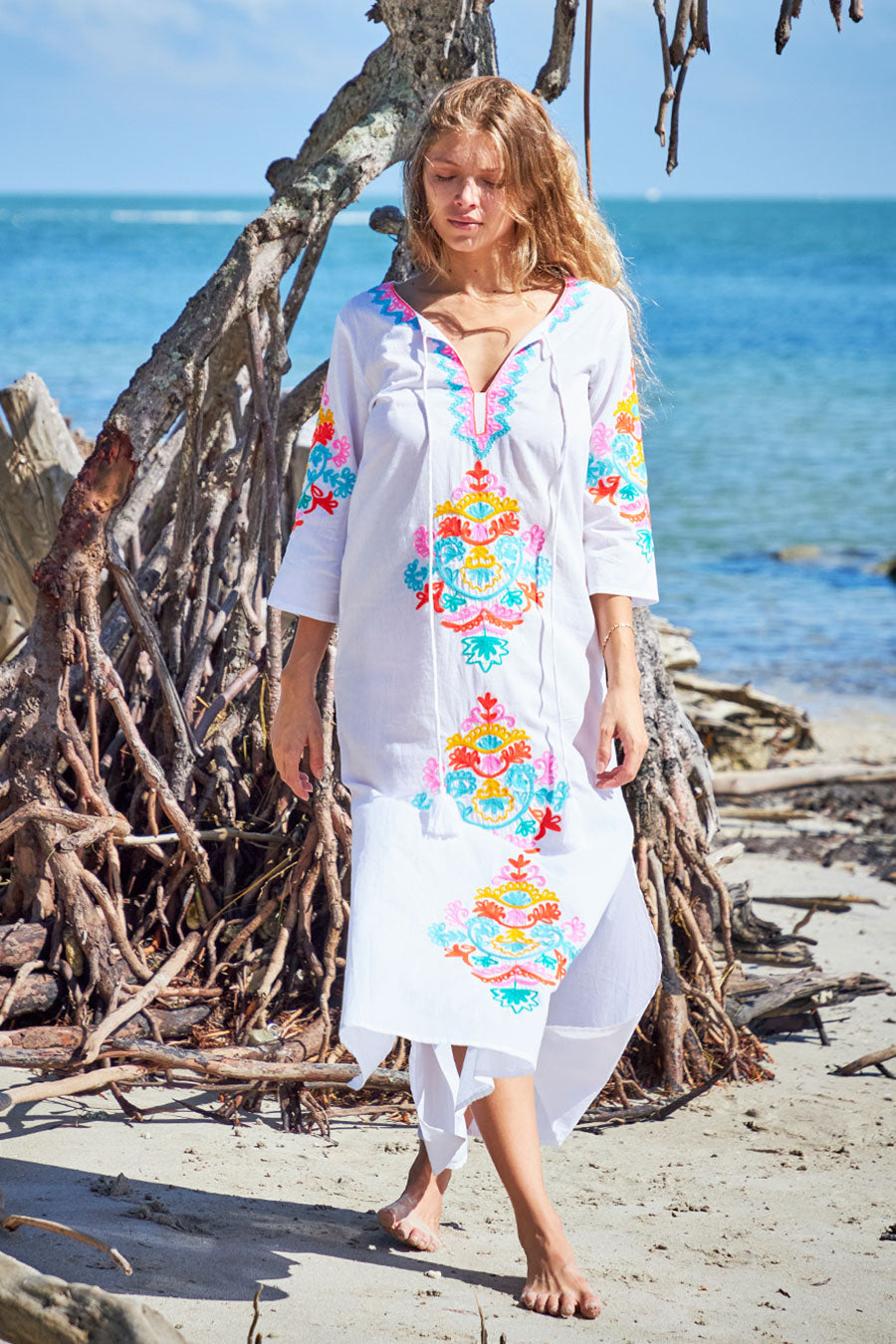 Moni Maxi Tunic White