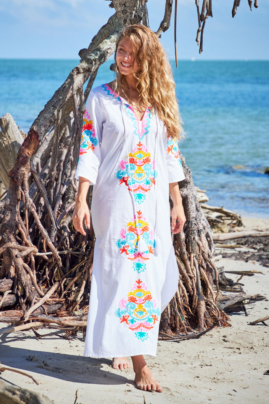 Moni Maxi Tunic White