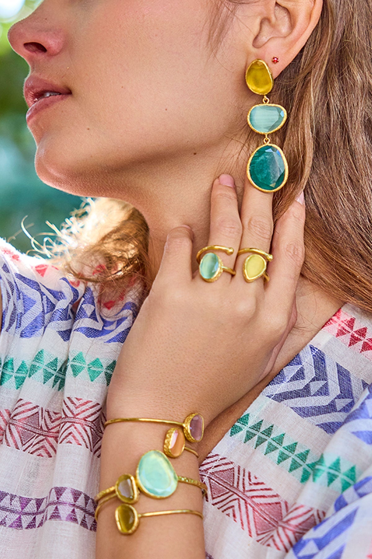 Siana (Cat Eye Stone Purple)