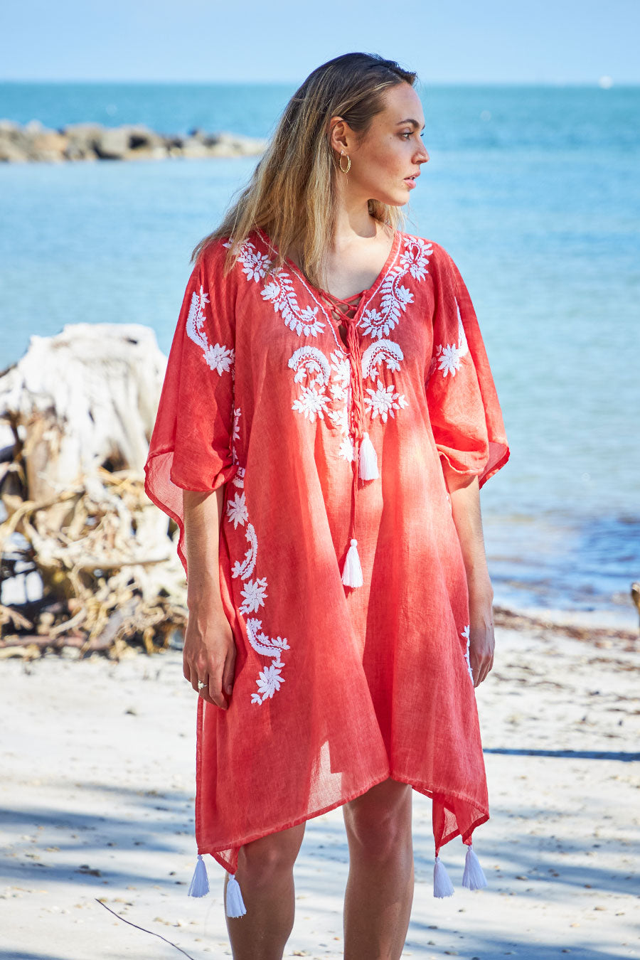 Mystic Kaftan Red