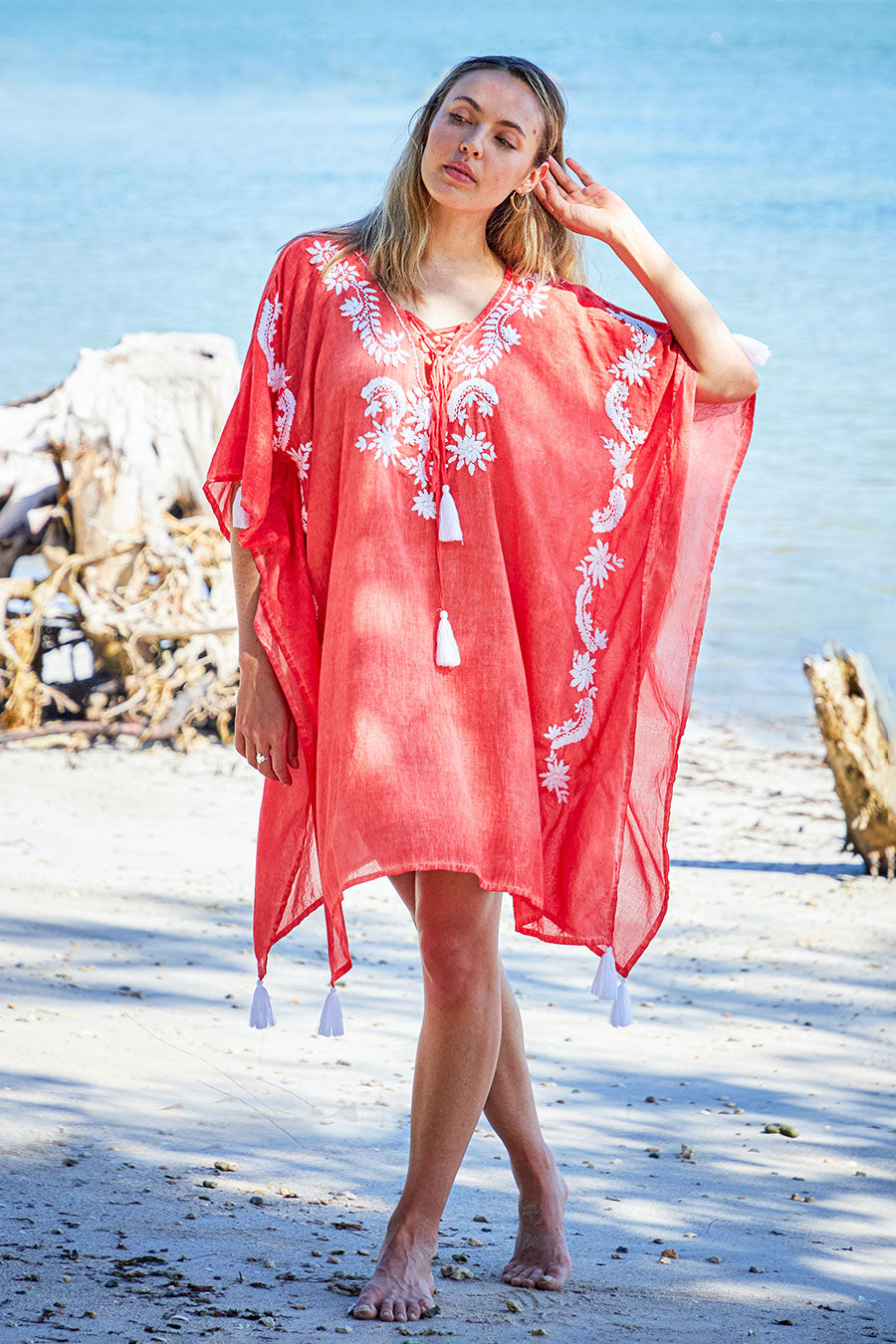 Mystic Kaftan Red