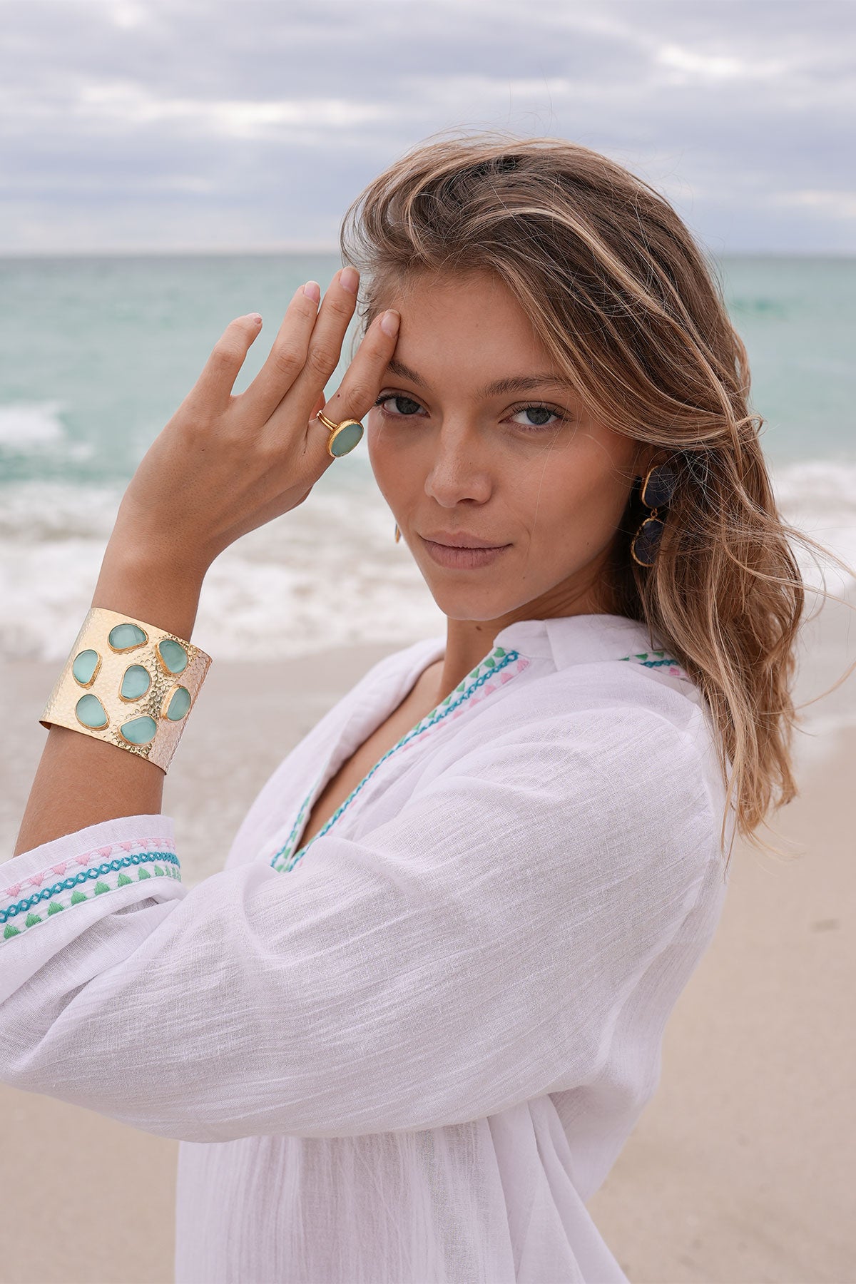 Aida (Cat Eye Stone Turquoise)