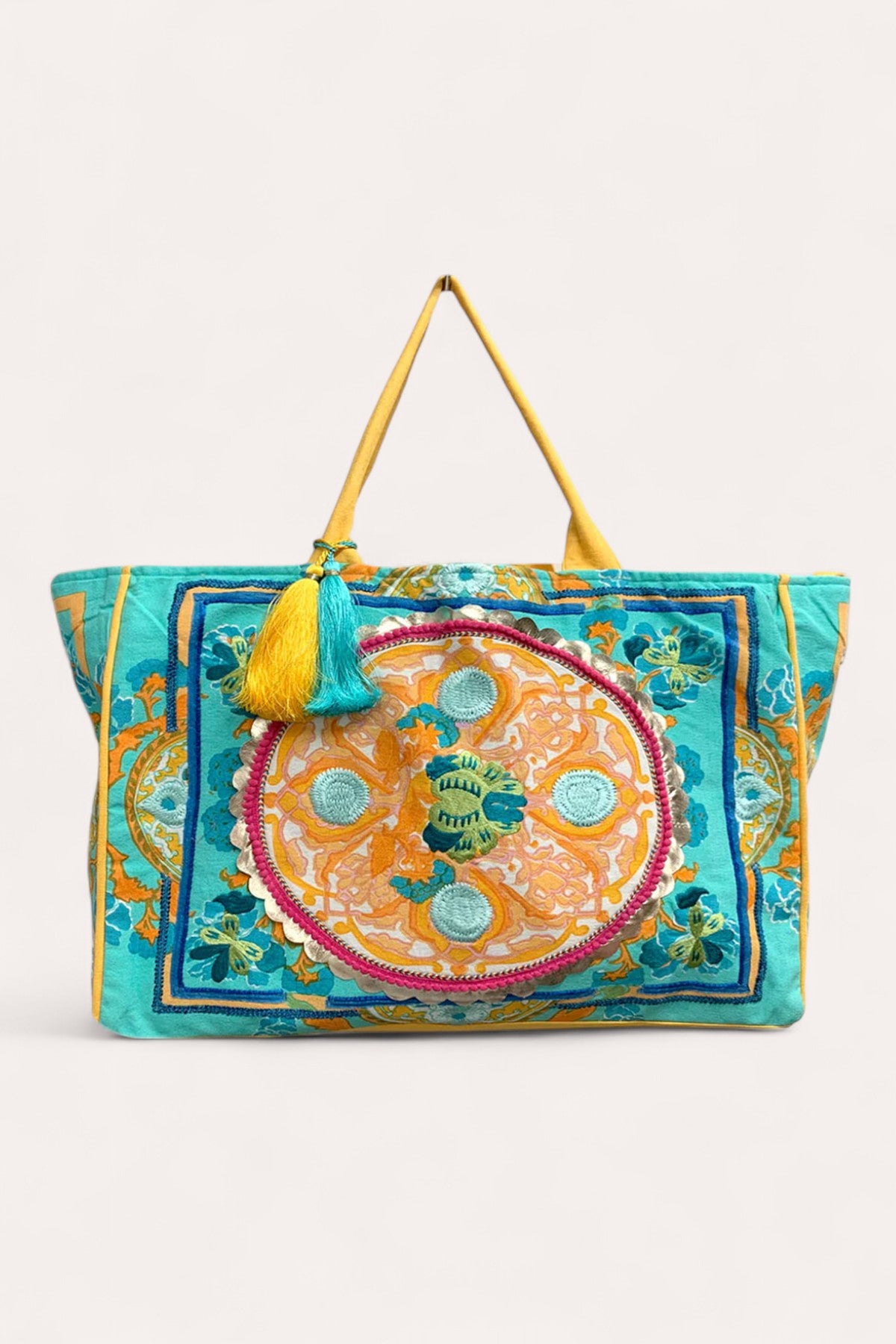 Boho bag aqua