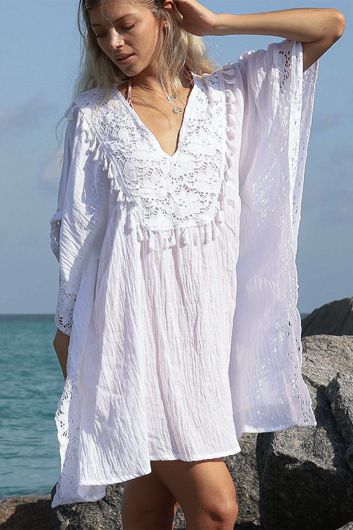 Patty Gauze Kaftan