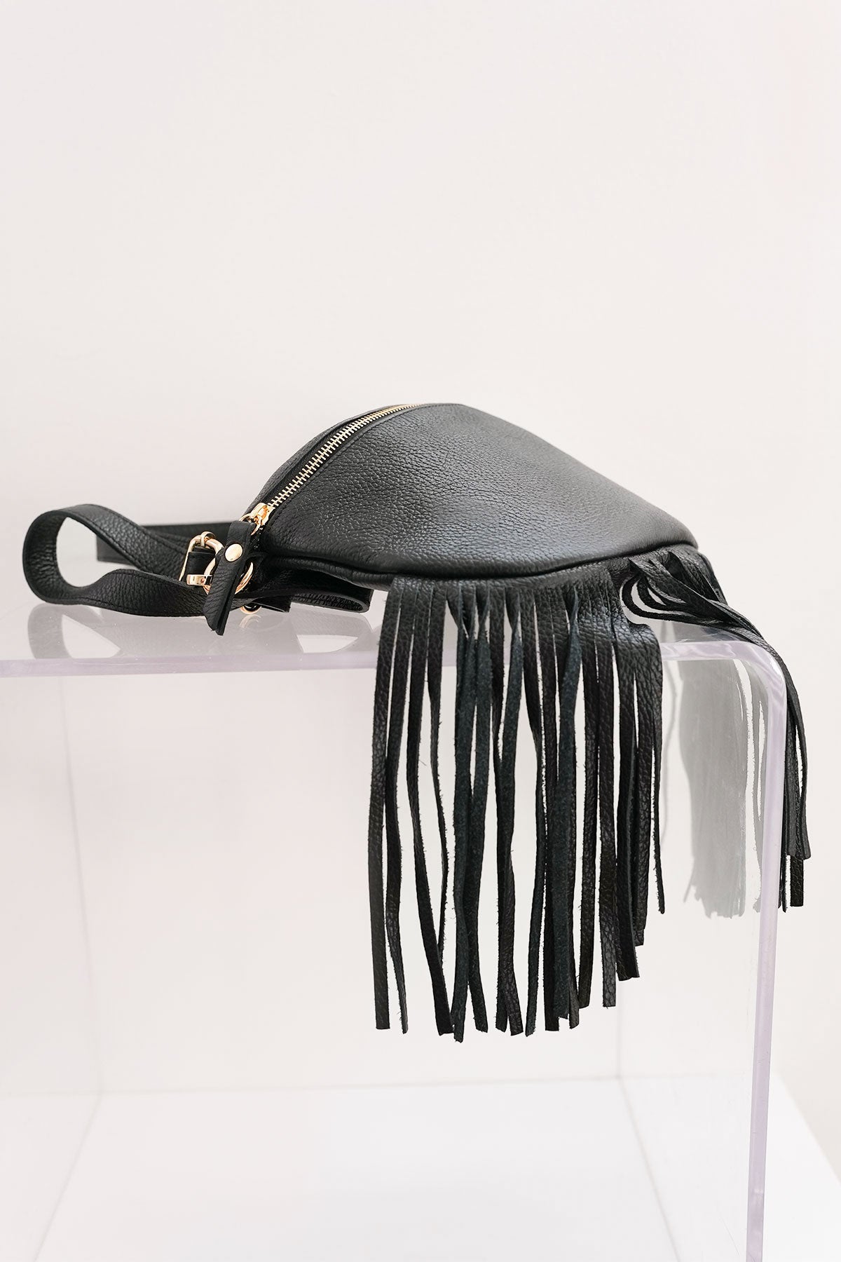 Dolly Fringe Bag Black