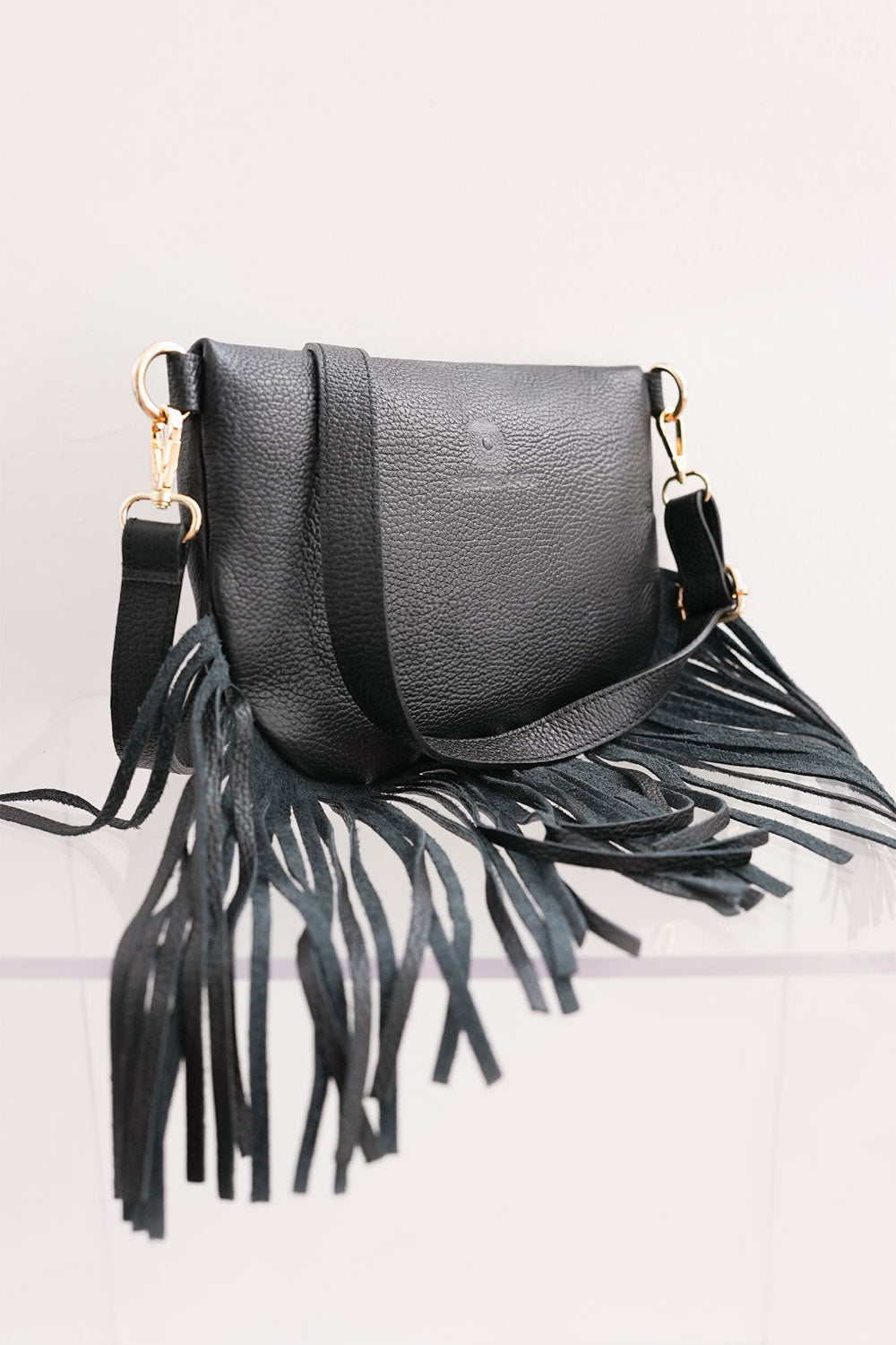 Dolly Fringe Bag Black