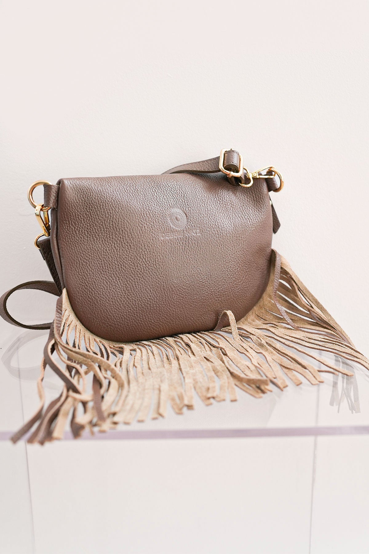 Dolly Fringe Bag Brown