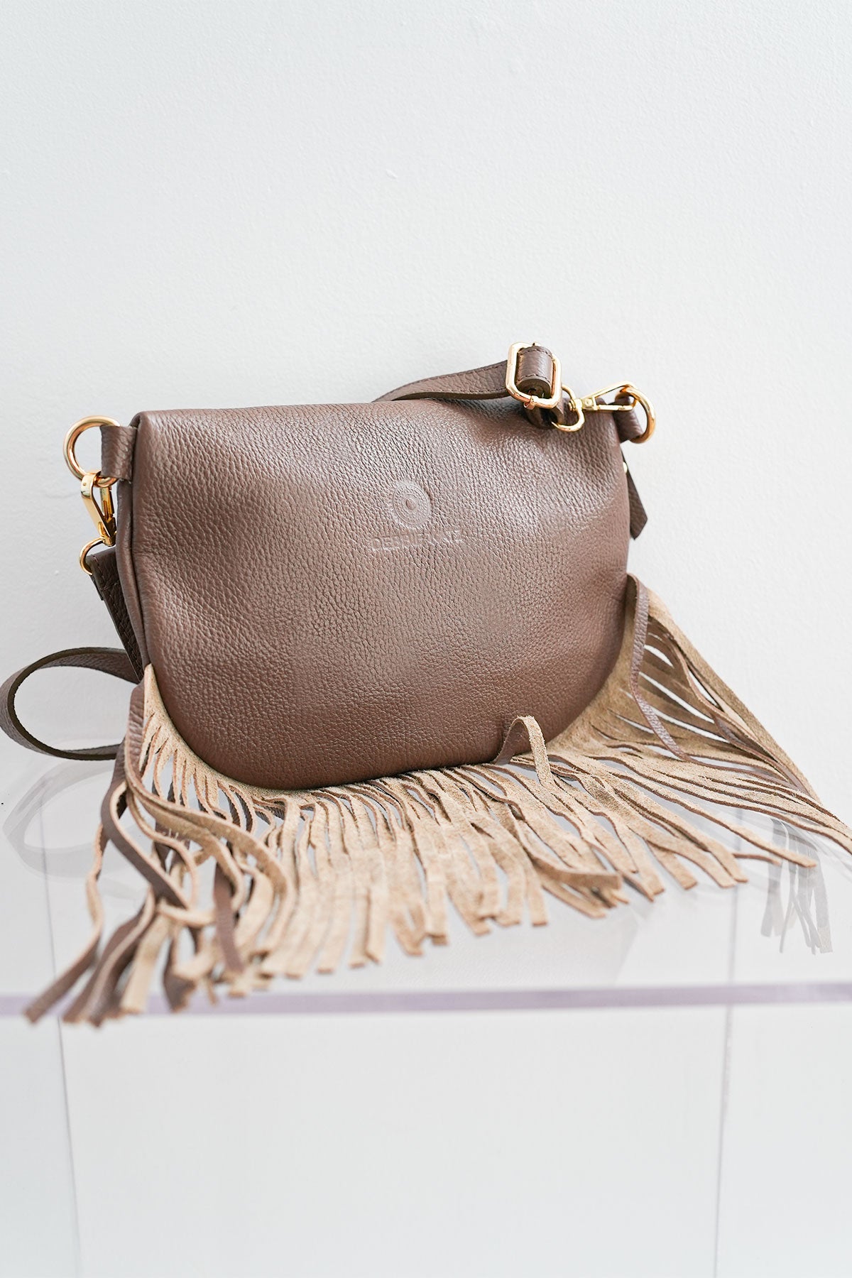 Dolly Fringe Bag Brown