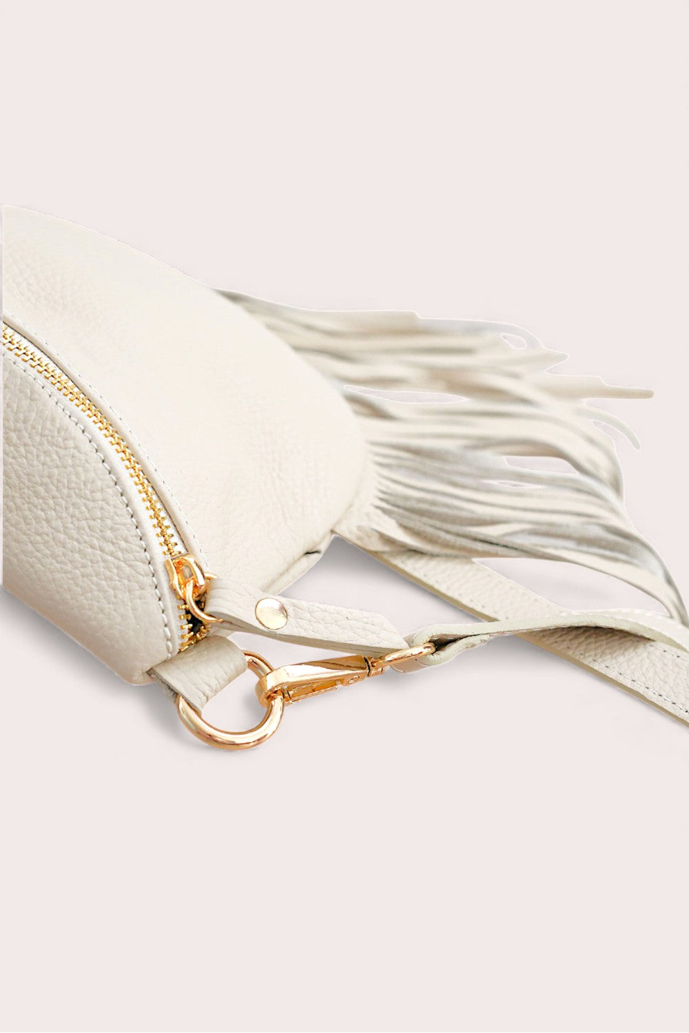 Dolly Fringe Bag Cream