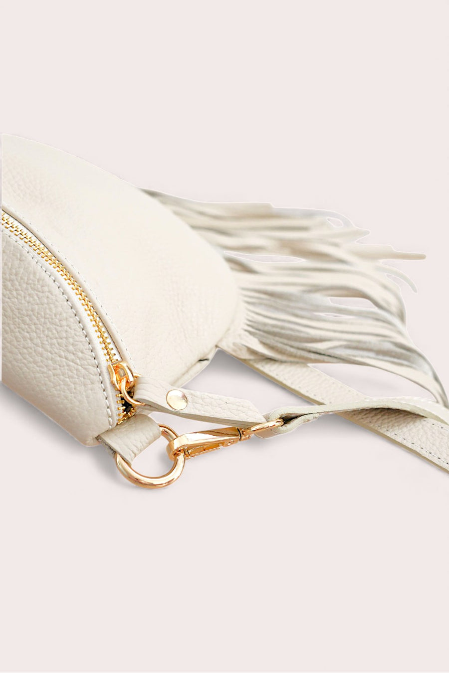 Dolly Fringe Bag Cream