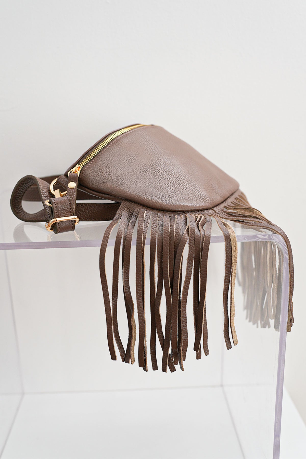 Dolly Fringe Bag Brown