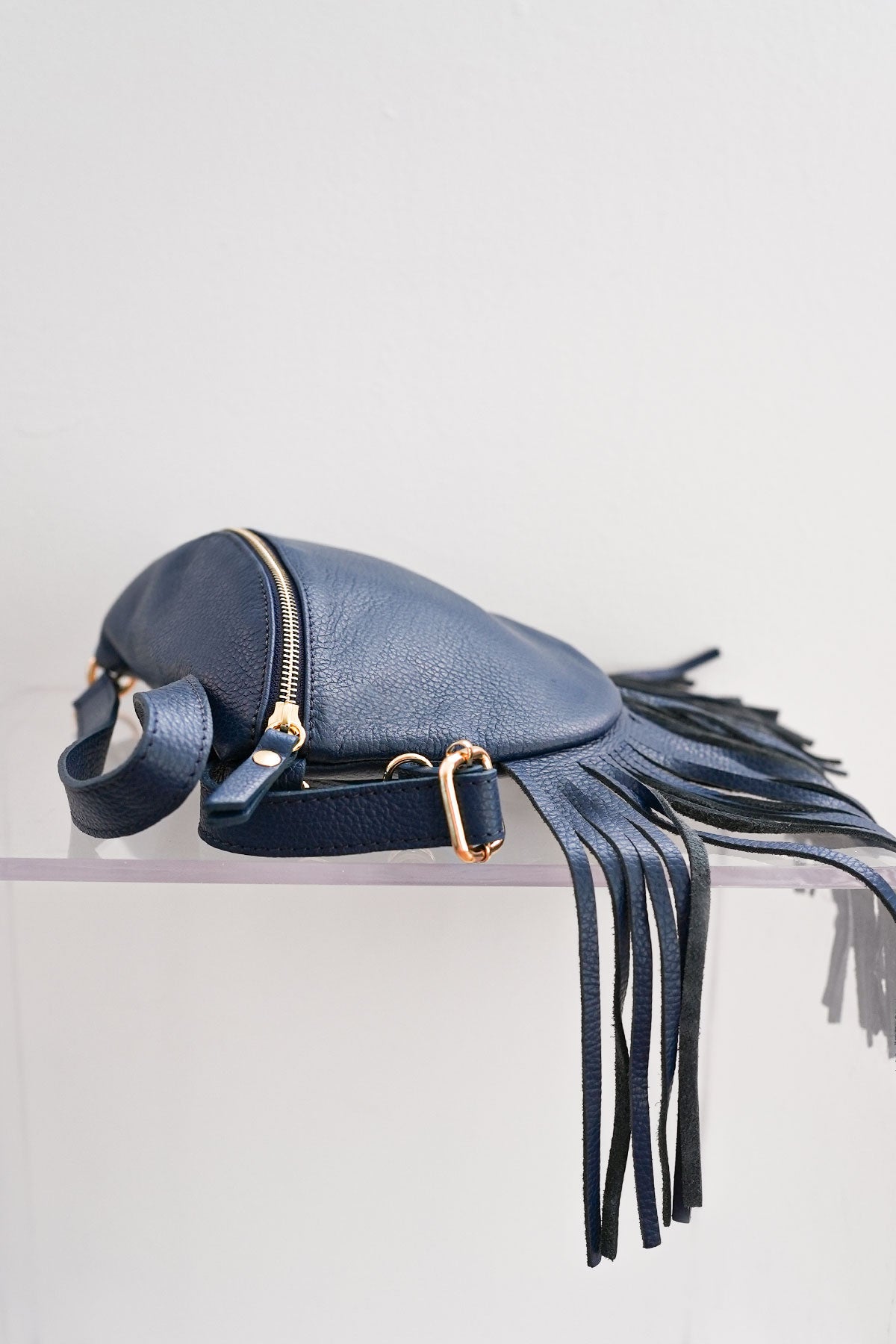 Dolly Fringe Bag Navy