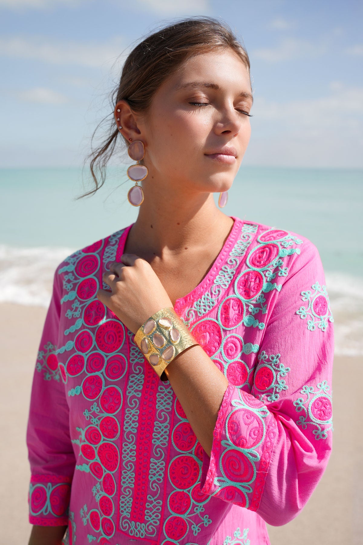 Emilia Tunic Hot Pink